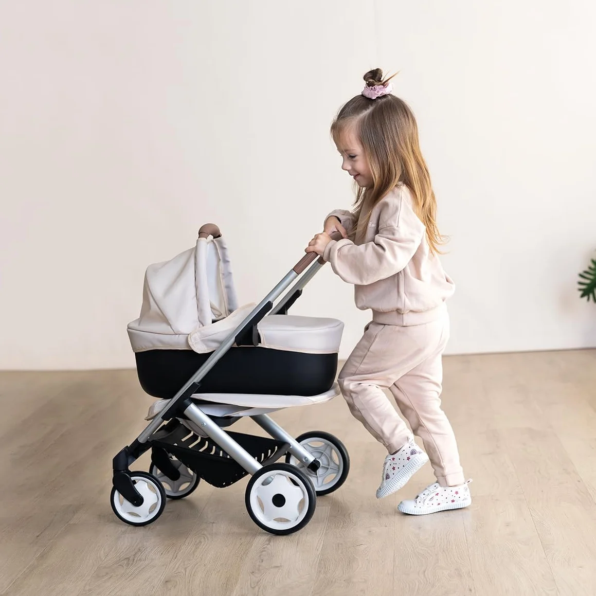 Smoby Maxi-Cosi Cochecito Beige para muñecas 42 cm 3 años