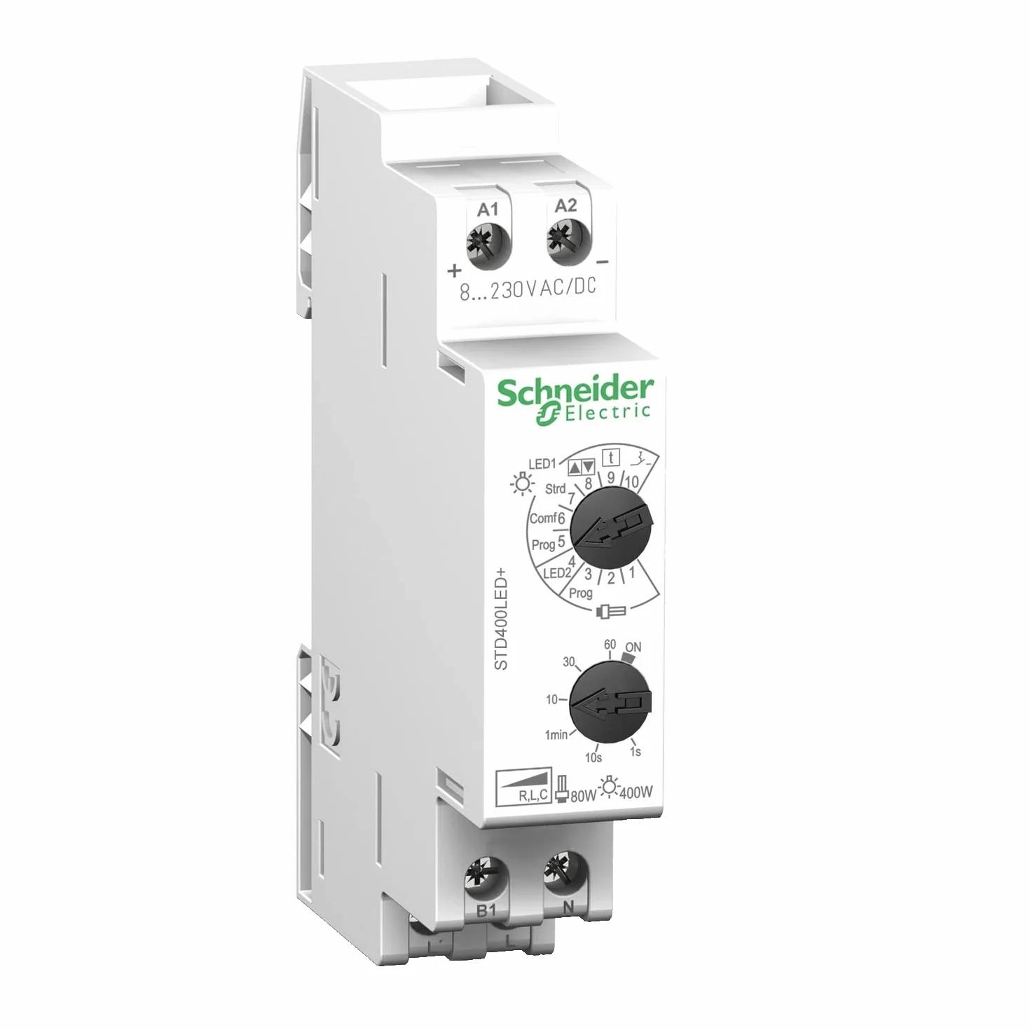 Schneider Electric CCTDD20017 Acti 9 Atenuador LED Universal, STD, 85mm x 18mm x 60mm