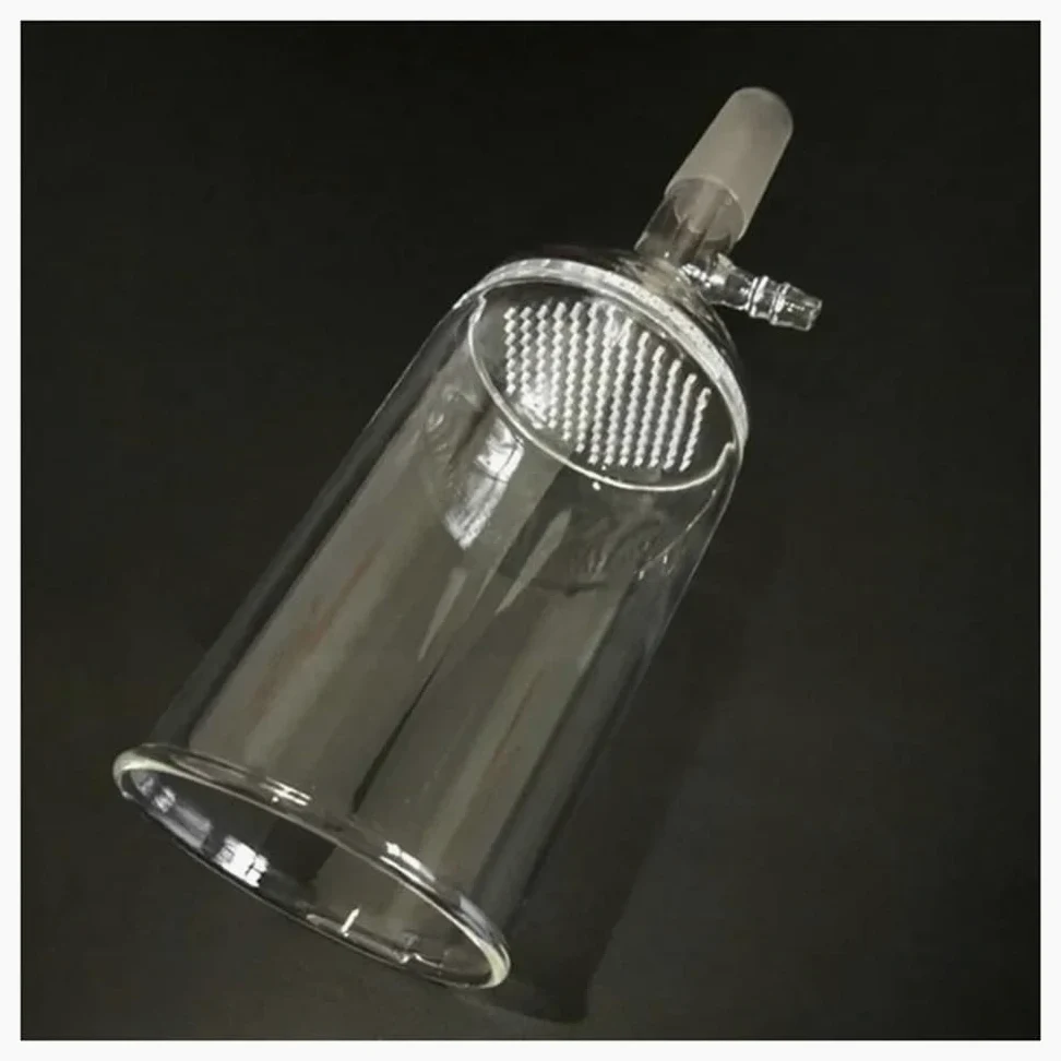 Cristalería de Laboratorio Embudo de vidrio de laboratorio con boca de succión lateral, puerto de molienda estándar de 30 ml a 1000 ml, n.° 24, 1 unidad(1000ml)