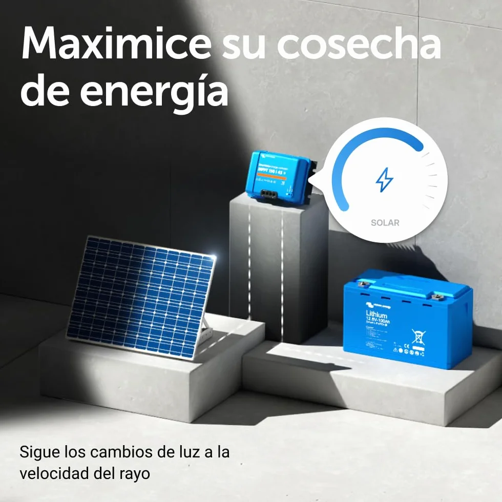 Victron Energy SmartSolar MPPT 150V 45A 12/24/36/48V Controlador de Carga Solar Bluetooth