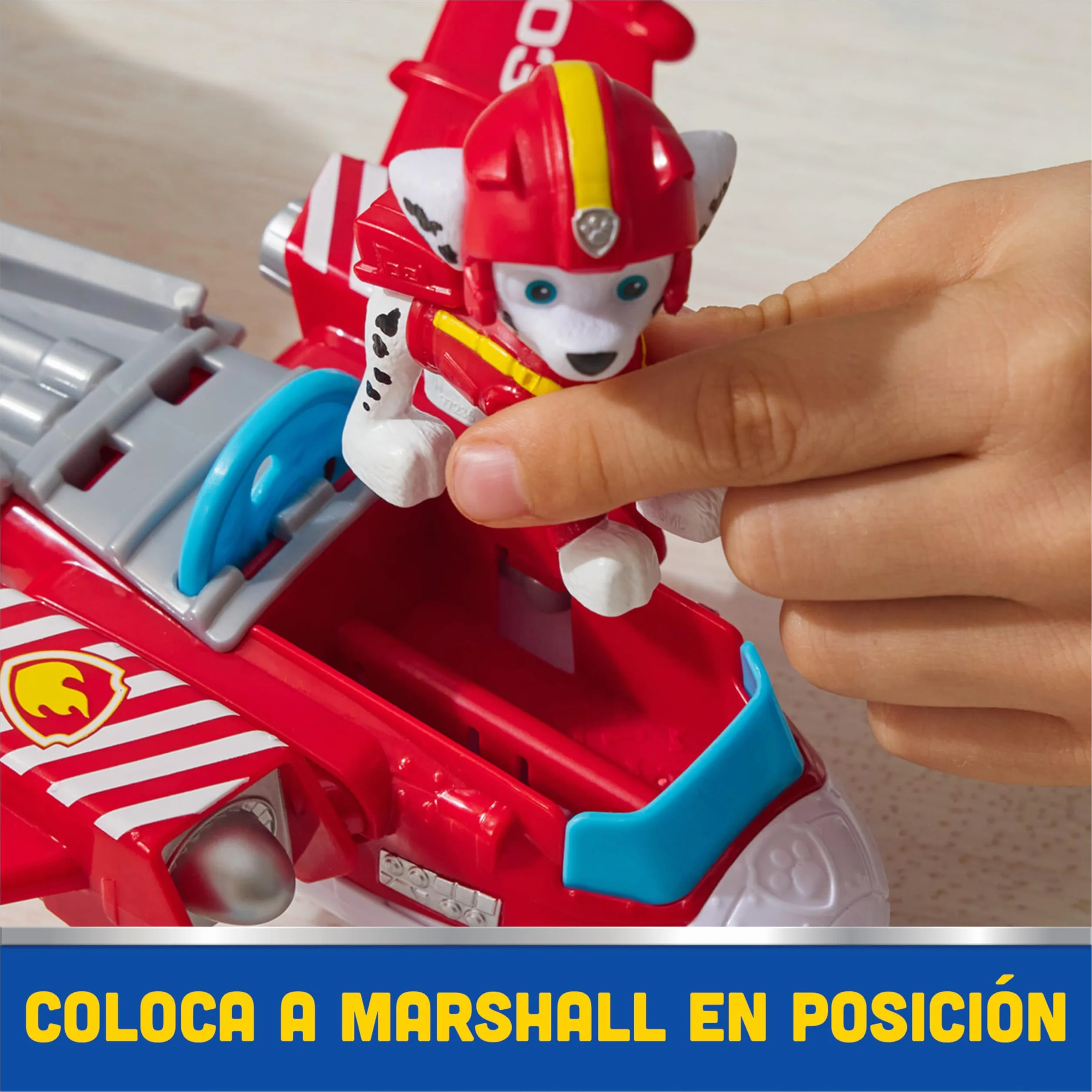 Paw Patrol Patrulla Canina Pack Figura Marshall Air Rescue HIDROAVIÓN Lanza PROYECTILES Juguetes Regalo Niño 3 años+