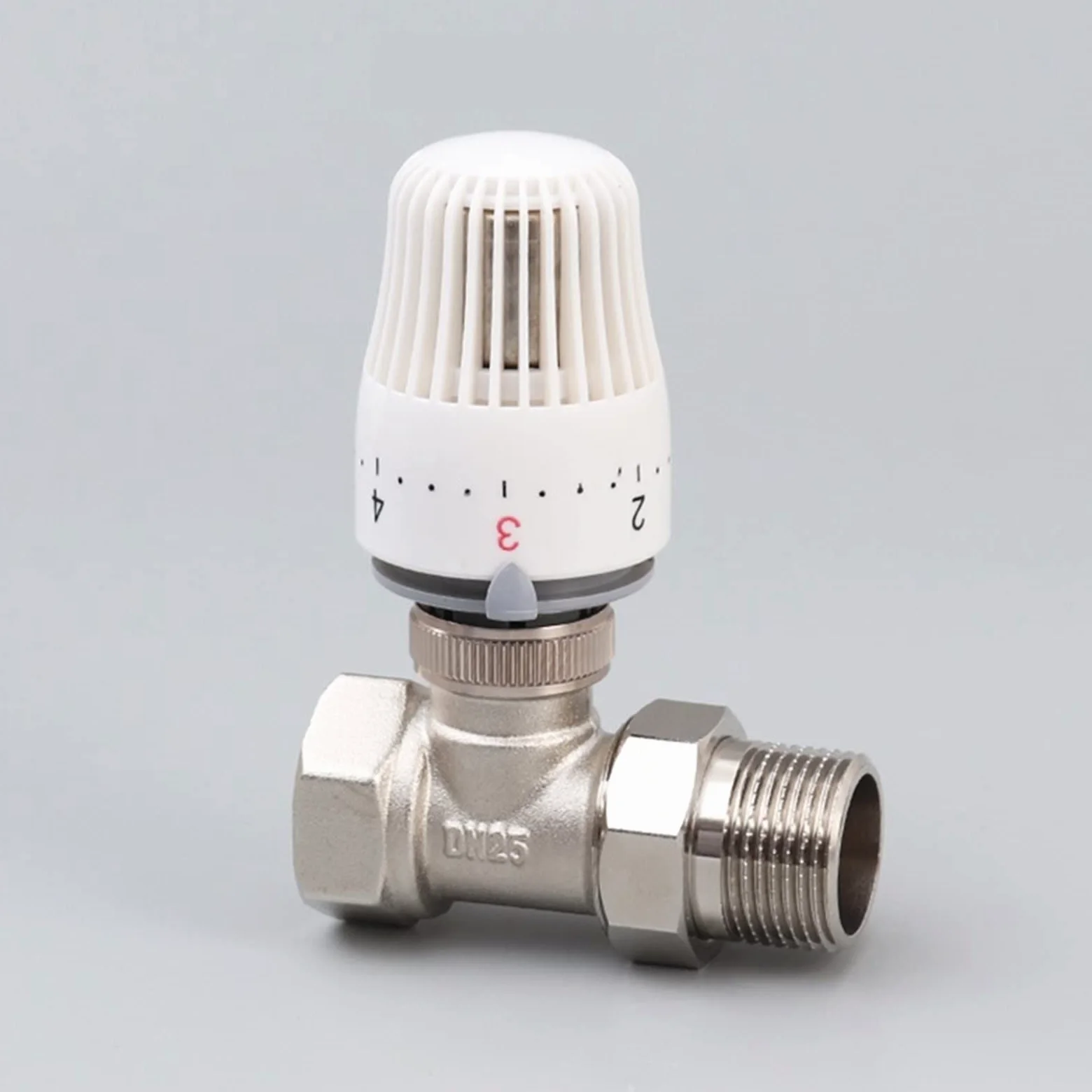 1 válvula termostática for radiador for calefacción de suelo, 1/2", 3/4", 1", válvula de control de temperatura(DN15 Style a)