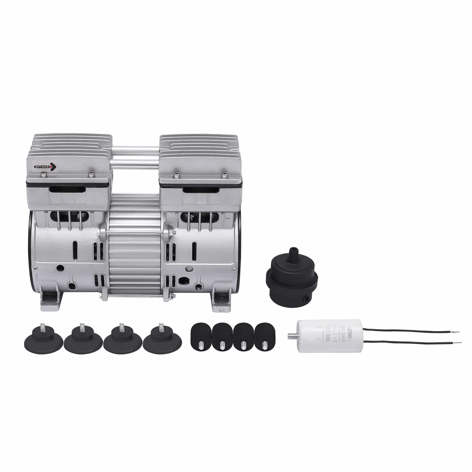 Bomba de vacío, 750 W, 1440 rpm, sin aceite, bomba de vacío para pruebas de estanqueidad, procesamiento de alimentos