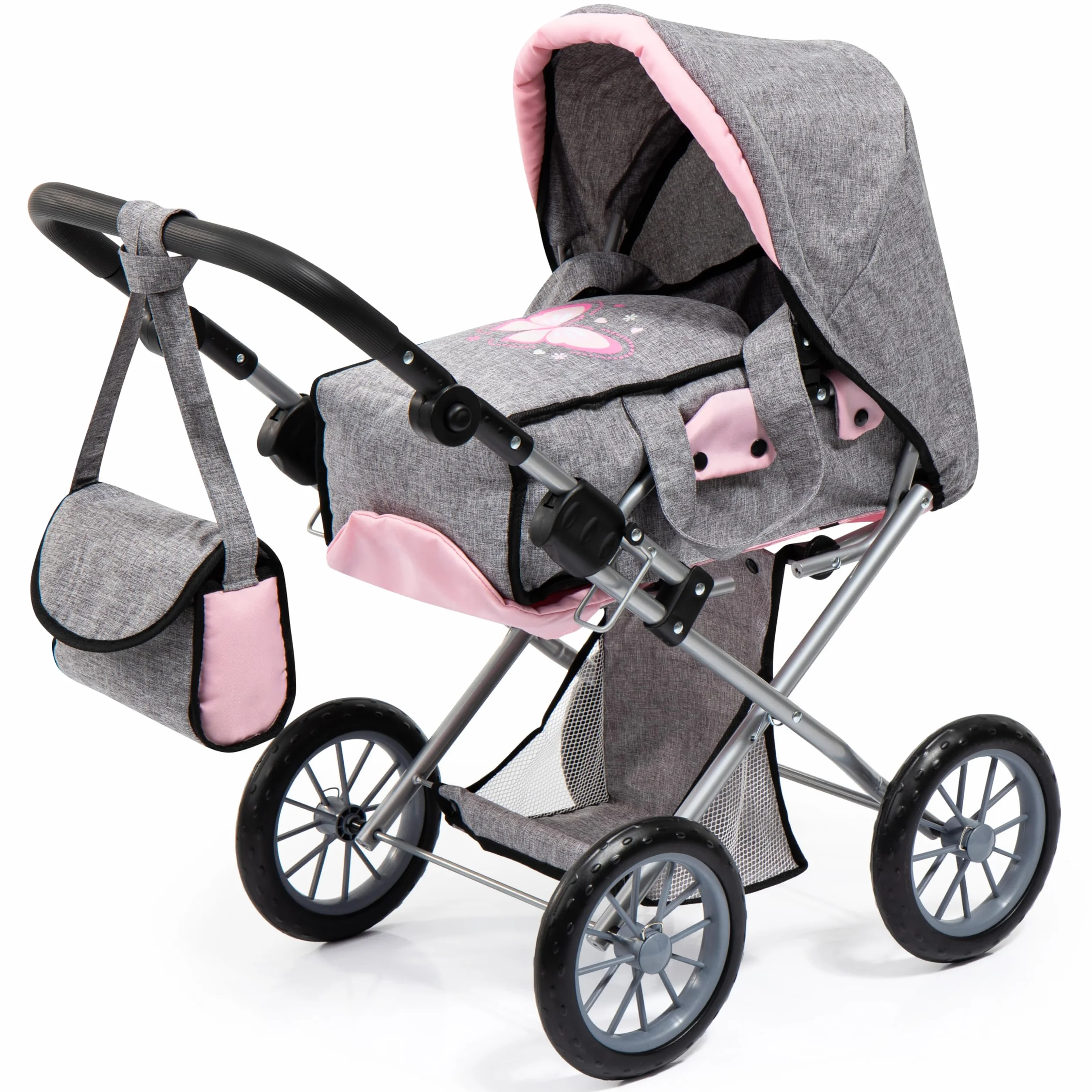 Bayer Design City Star Cochecito de muñecas Plegable Ajustable
