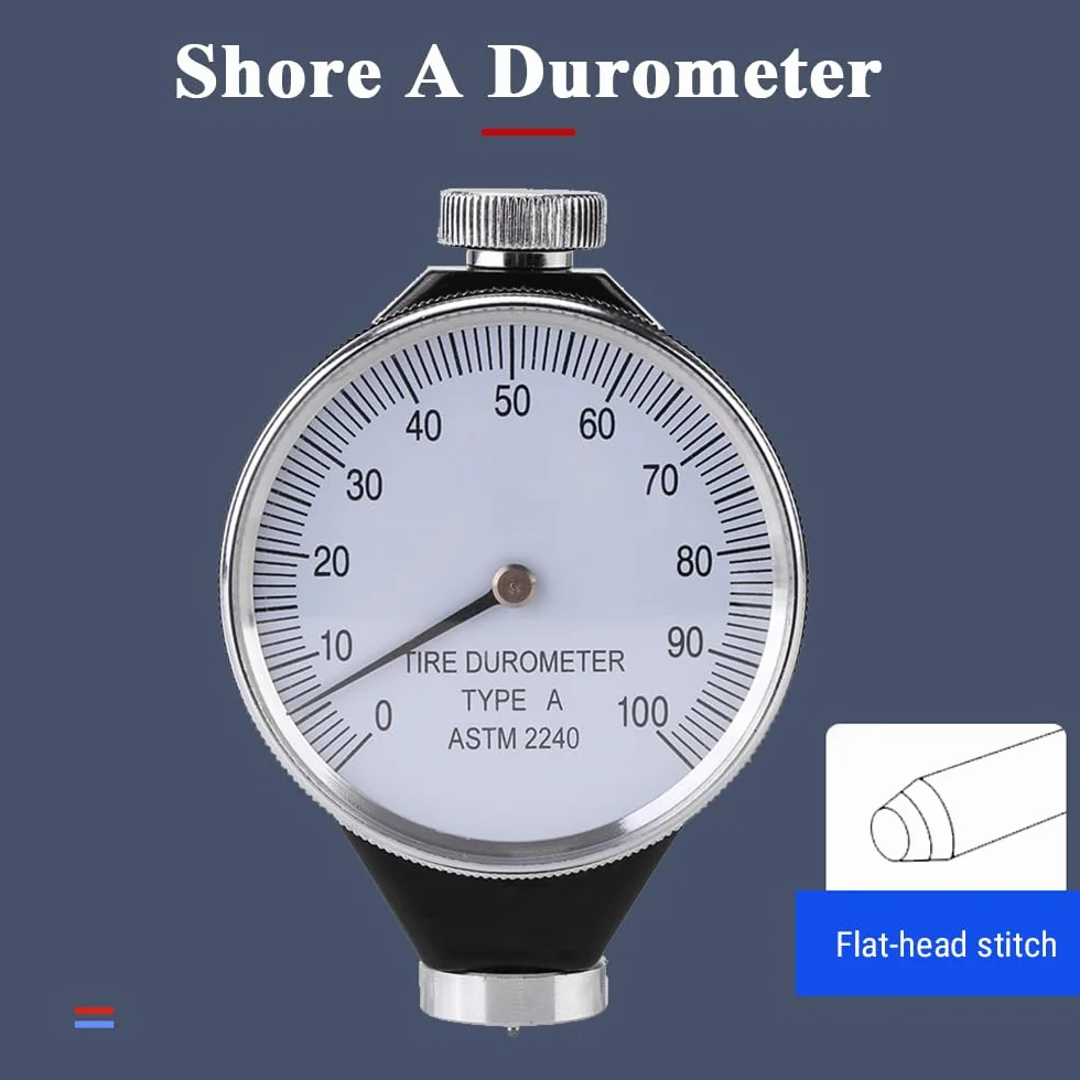 Durometro Shore A Medidor de Dureza 0-100 HA con Estuche