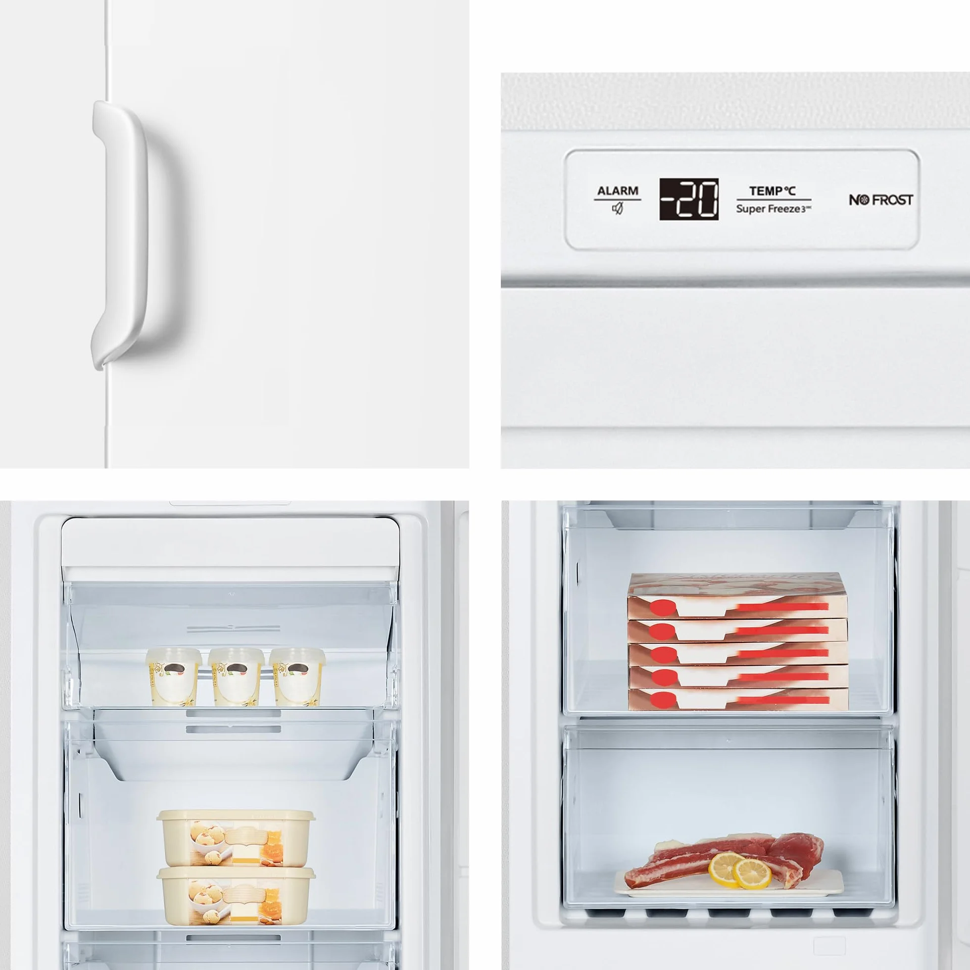 Hisense Congelador FV191N4AW2 TotalNoFrost Superfreeze 147L 205 kWh Blanco