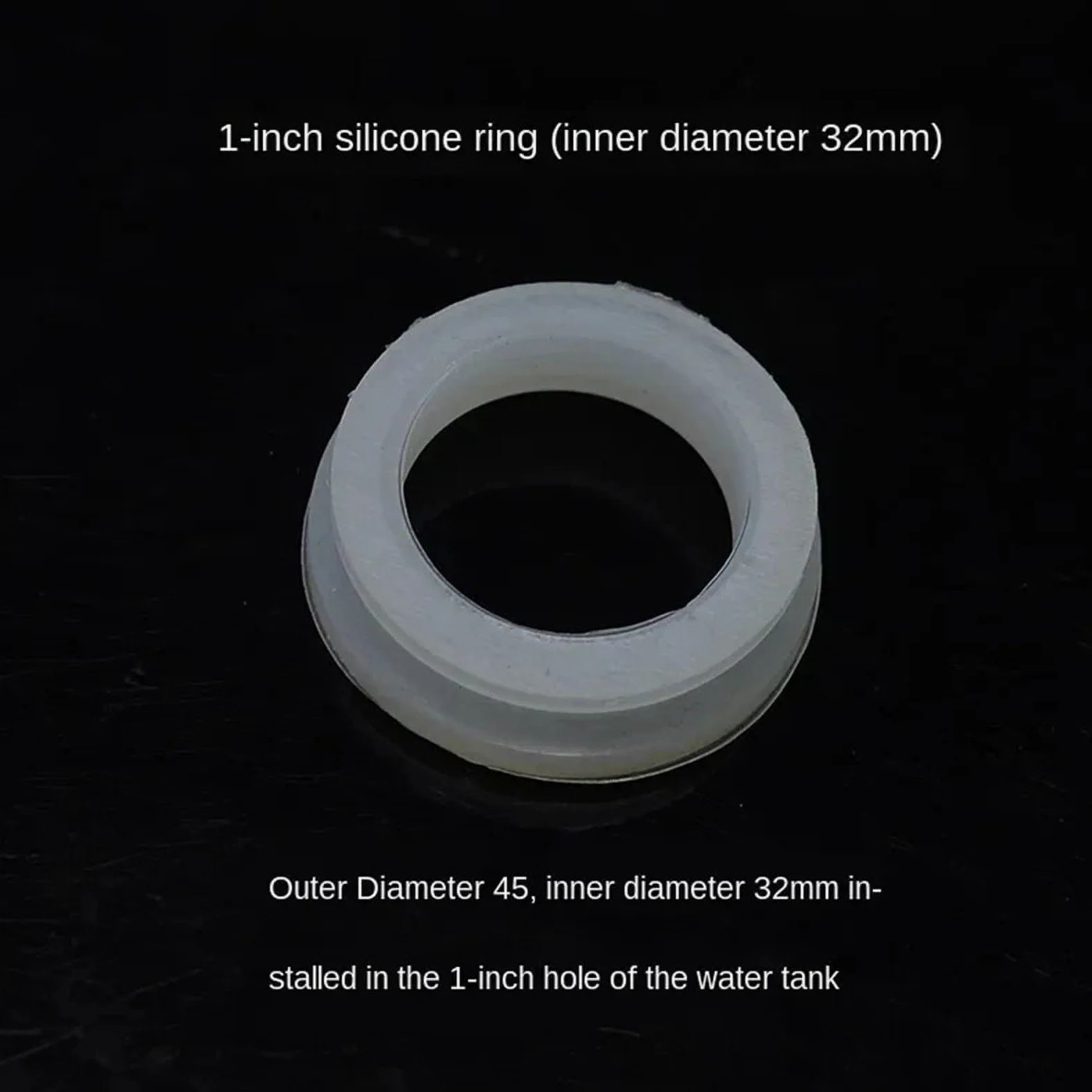Anillo Redondo de Sellado de Gel de sílice de Silicona, 10 Uds., for Calentador de Agua Solar, Tubo de vacío, Anillo de Goma de Silicona, Junta de Goma de Sellado(ID47mm)