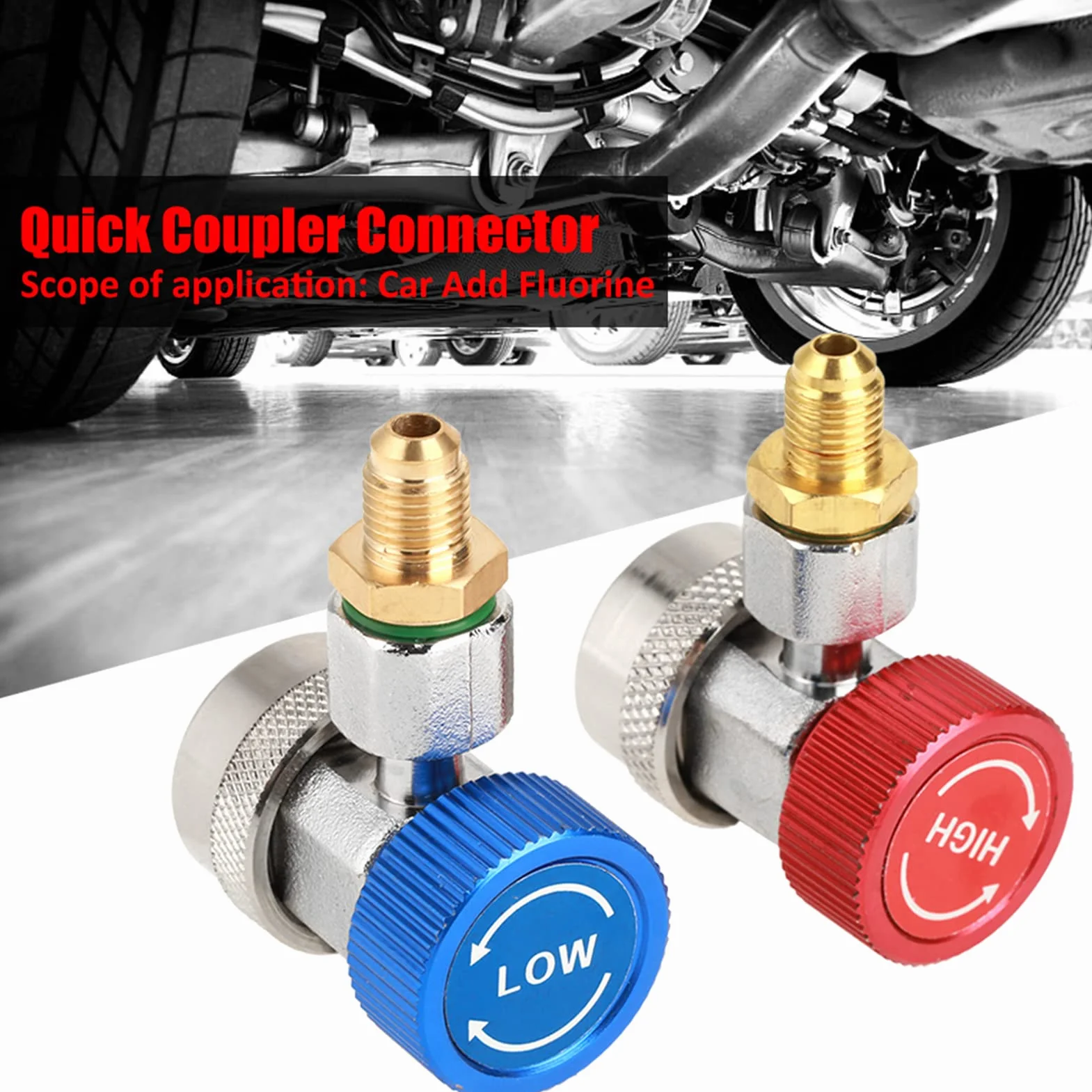 R134A Adaptador de Acoplador Rápido para Aire Acondicionado, Accesorios de Rodamientos