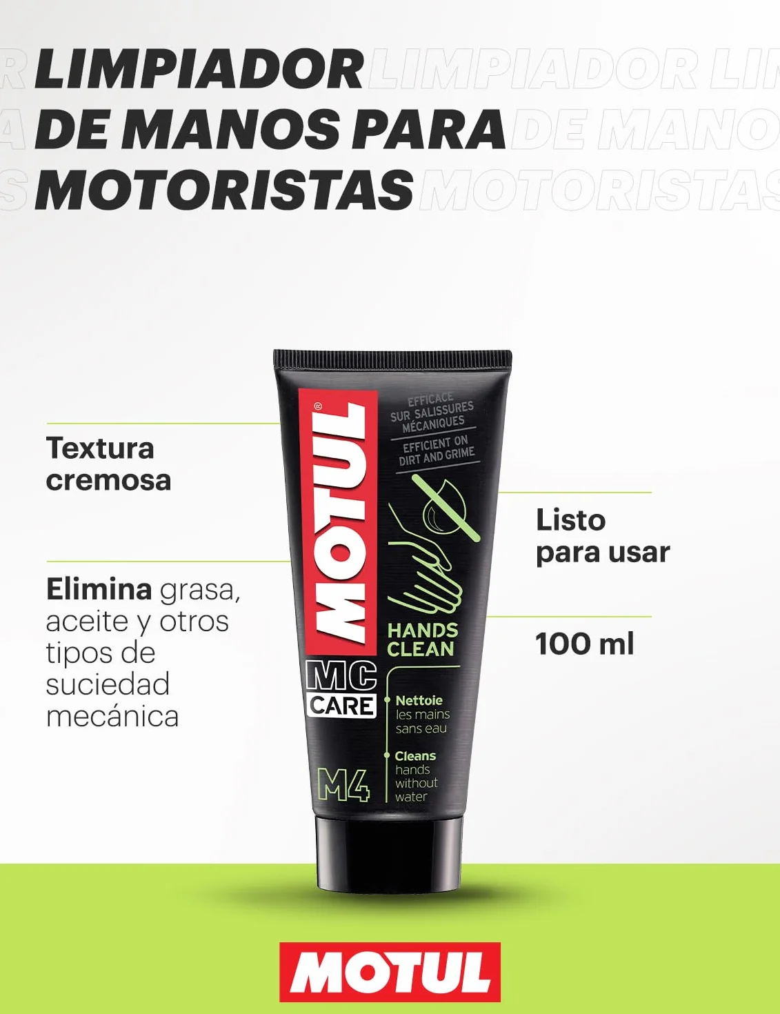 MOTUL Limpiador Manos sin Agua