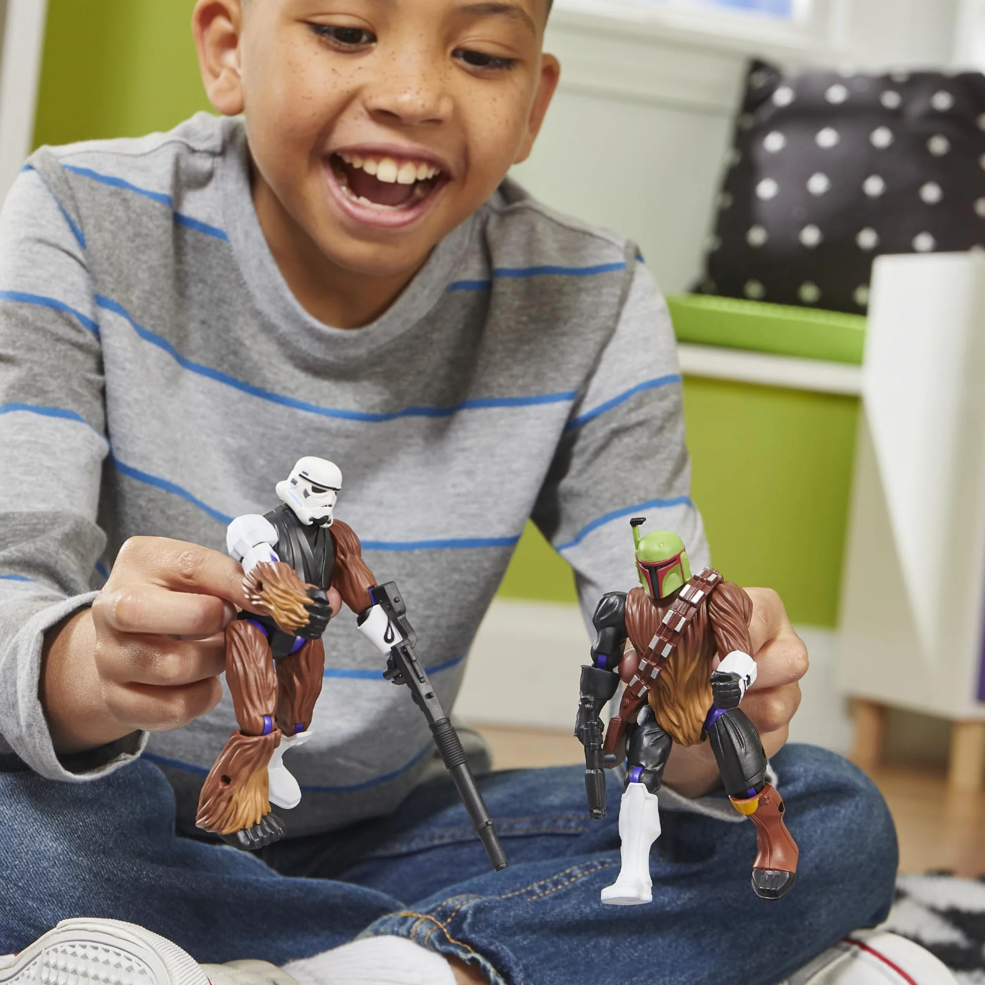 Star Wars MixMashers Chewbacca Figura de Acción Mix-and-Match