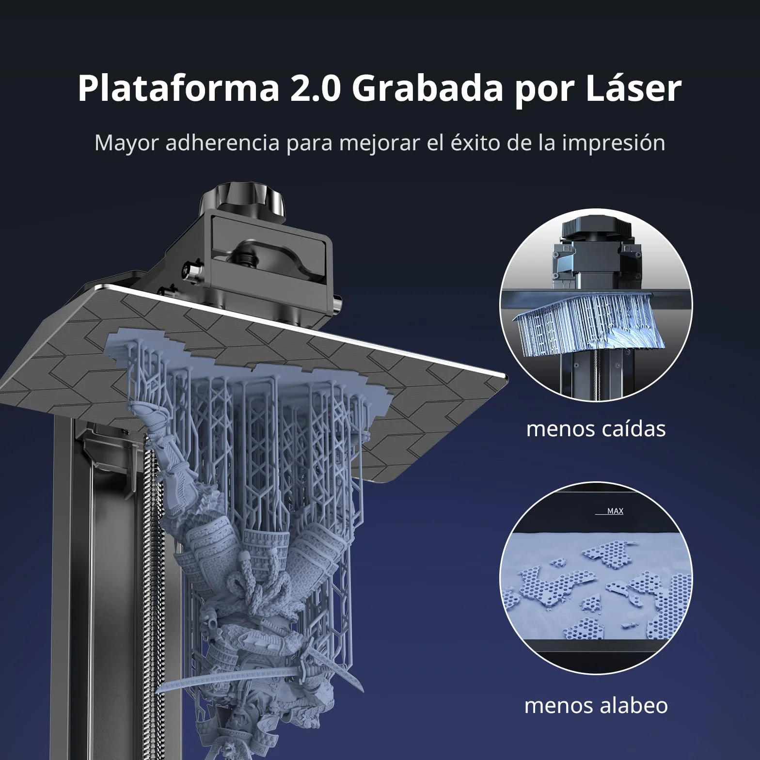 ANYCUBIC Impresora 3D Resina Photon Mono 4 10K, Impresión Rápida de 70 mm/h, Impresora Resina con Matriz LighTurbo Actualizada, Gran Tamaño de Impresión de 153,4 x 87 x 165mm³ (2,2L)