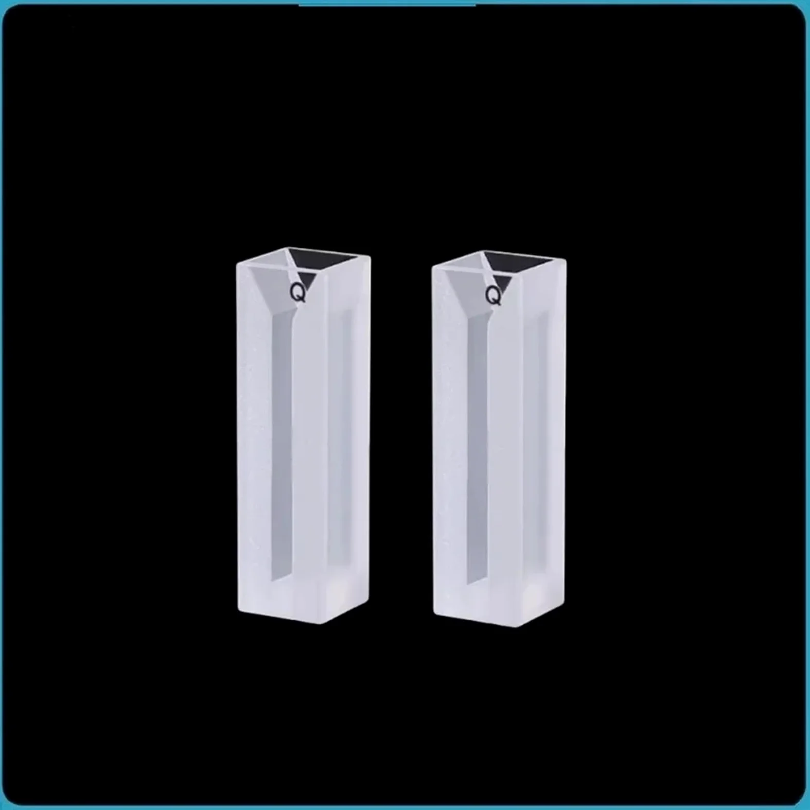 Laboratorio de óptica científica, Cubeta de microcuarzo con ranura de 3 mm, 1050 ul, celdas de absorción de cuarzo de 1,05 ml, fabricada mediante proceso de sinterización, paquete de 2
