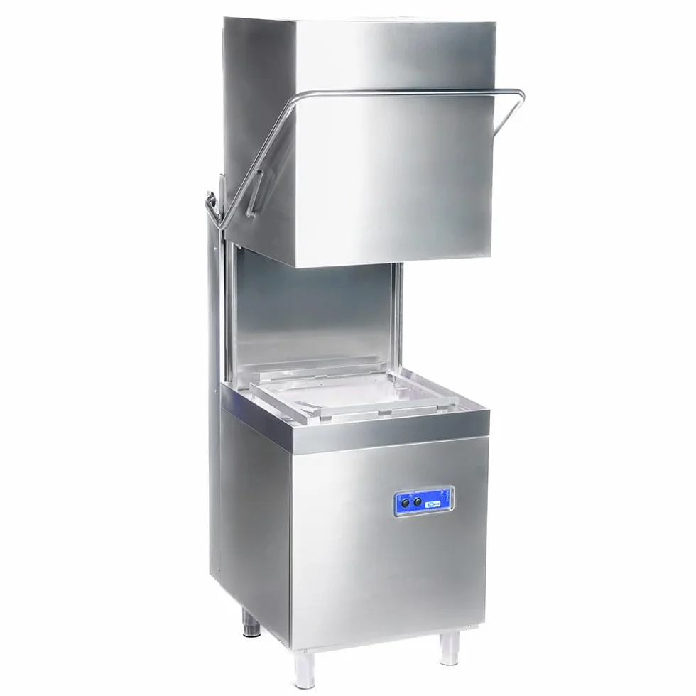Cleiton® lavavajillas industrial hosteleria | 50x50 | 2 Programas de lavado | 10800W | Lavado en 2 minutos | 728x816x1505 mm | Bombas Abrillantador Detergente y Desagüe