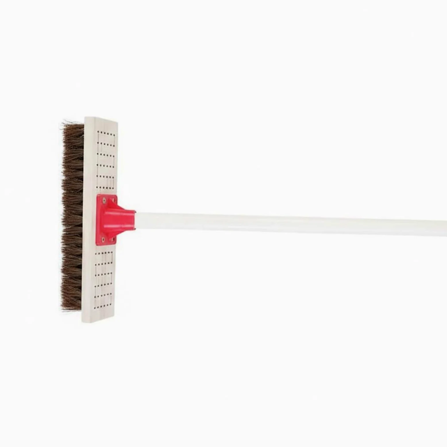 Cepillo para Limpieza de Suelos Cepillo de Fregar Escoba Cepillo Cepillo con Mango Largo Diseño Resistente con Cabezal Sólido y Cerdas Durables para, 30CM, con Mango