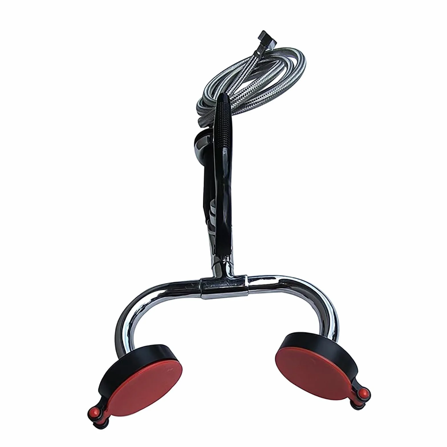Estación de lavado de ojos de doble boca con ajuste de caudal, boquilla de lavado de ojos con salida de agua ≥ 11,4 l/min para laboratorio e industrial