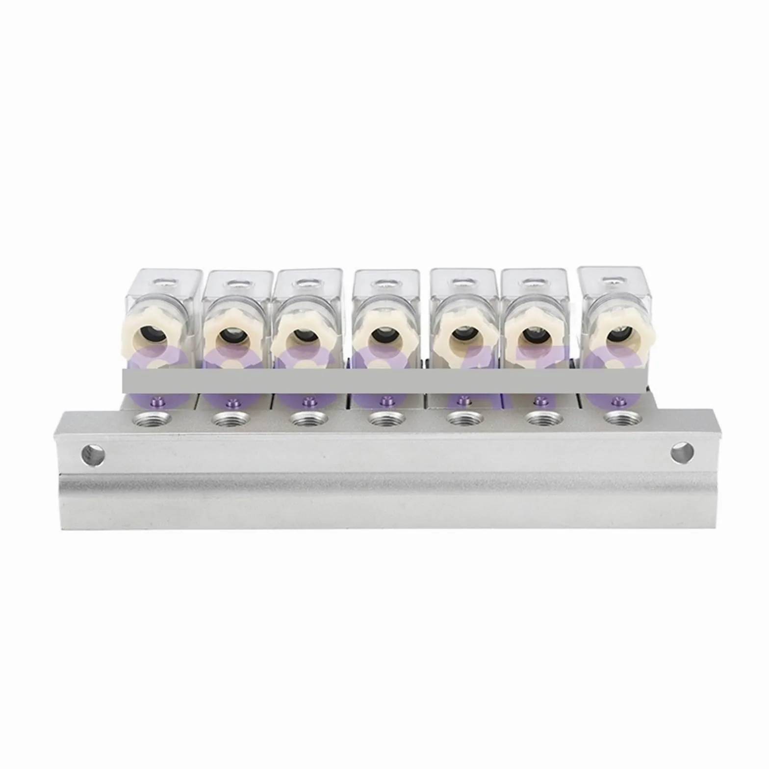 Electroválvula neumática de aluminio de 3 vías 3V1-06, puerto 1/8" BSP, 6 W, CC 24 V, CA 220 V, microcontrol, for gas y electroválvula de colector.(3-SET)