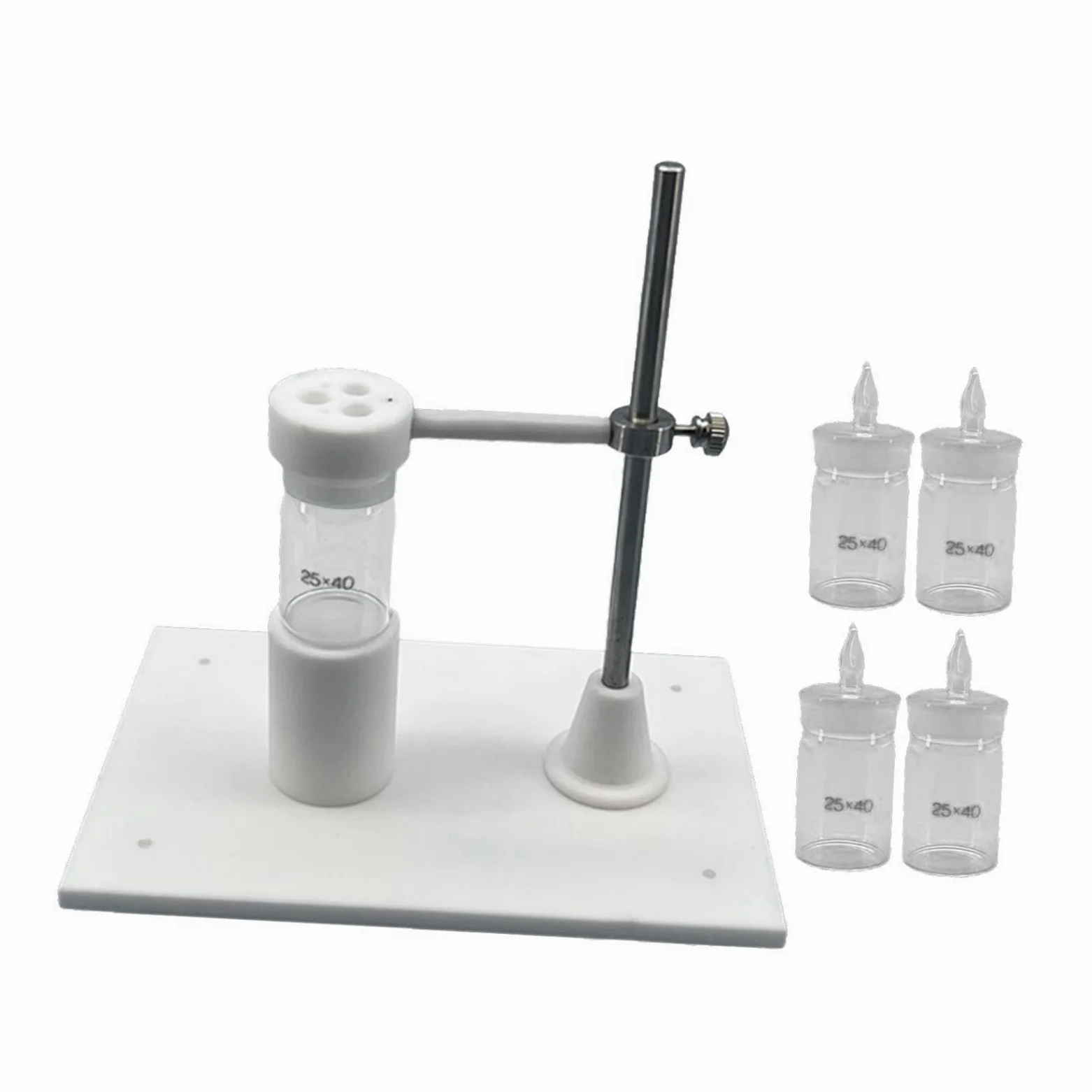 Soporte Experimentos Quimica Tres Electrodes | Experimentos de fisica, sistema de tres electrodos, tazas de PP, soporte seguro.