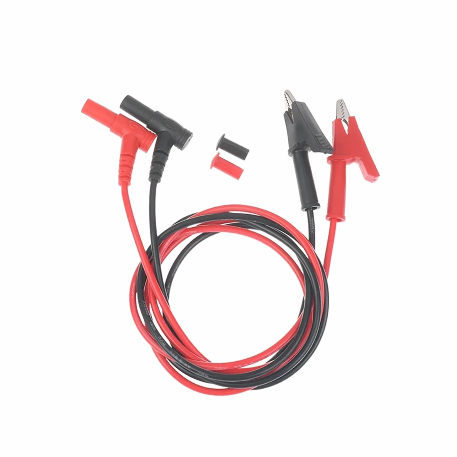 20A 90cm Banana to Crocodile Clip Test Lead Dual Probe for Multímetro
