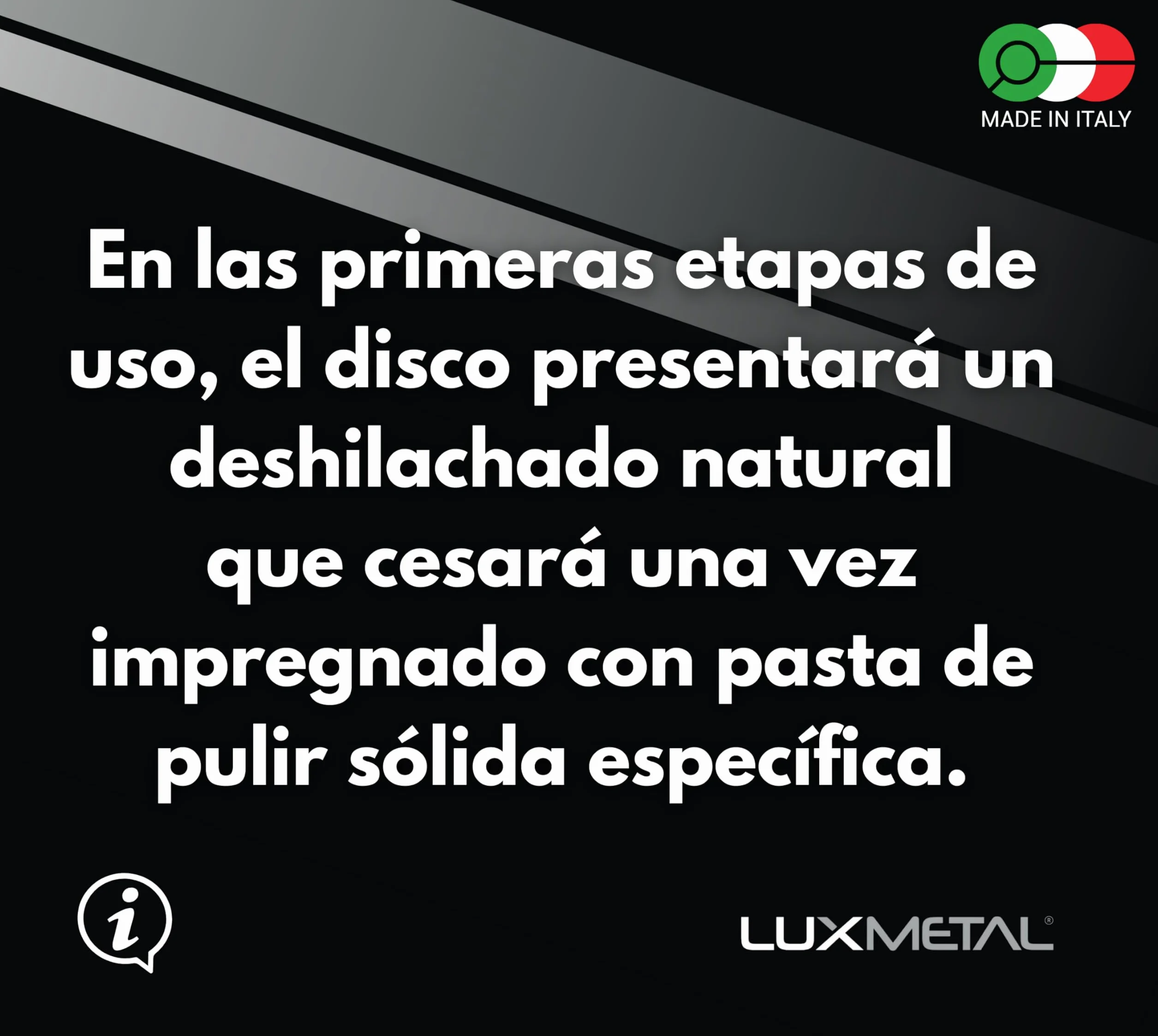 Lux Metal Disco de pulido suave 300 mm fieltro algodón para pulir metales acero inoxidable aluminio