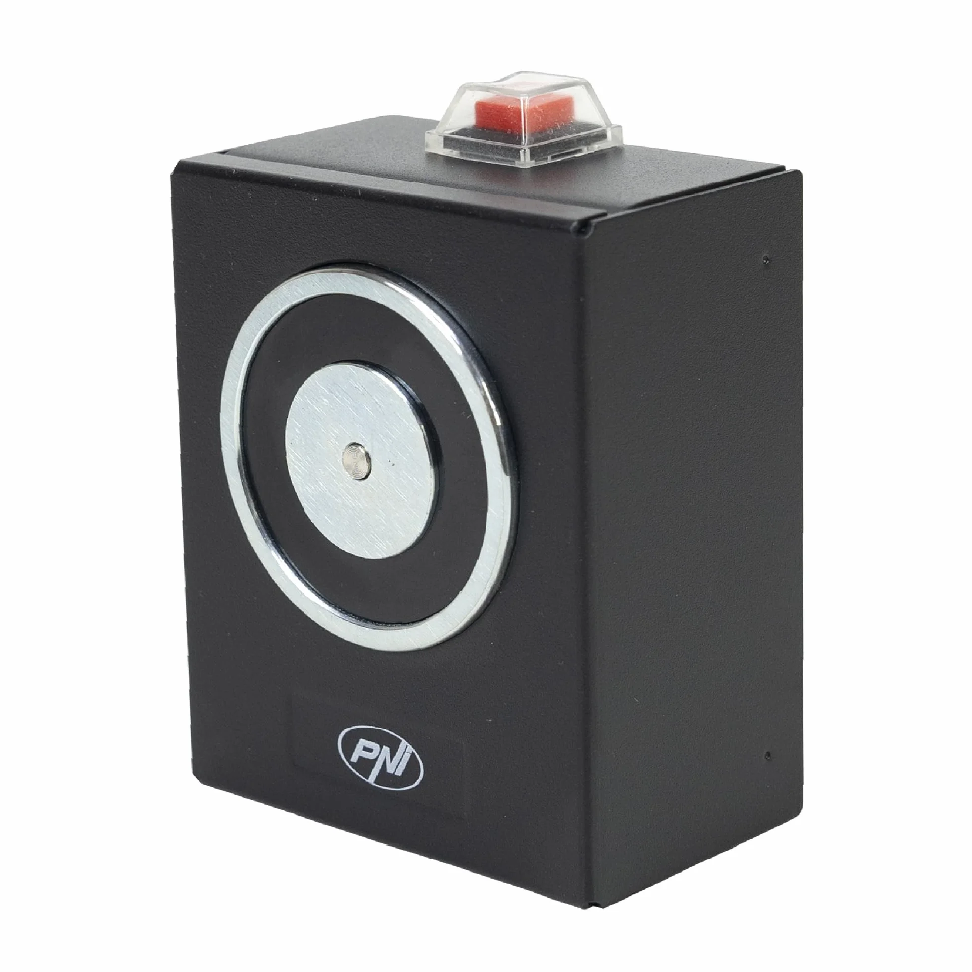 Electroimán PNI EM50KG 50 kg 12/24 V montaje en pared negro