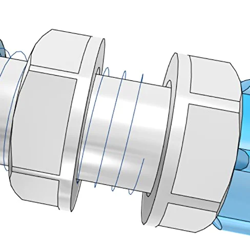 Festo 9388 sck-pk-4-ku mamparo conector rápido