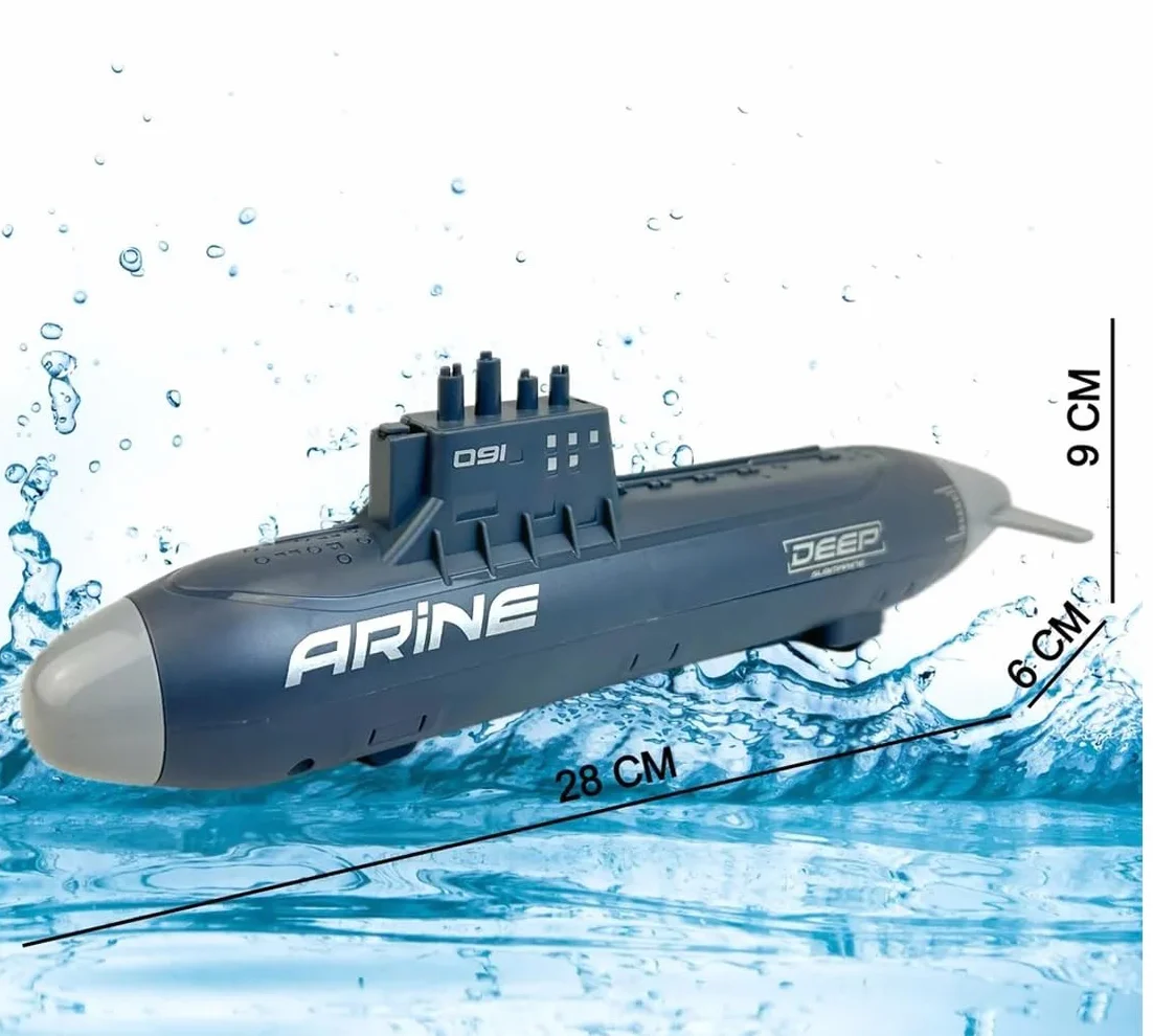 Submarino Sumergible para Niños con Dispara Torpedos y Misiles - Juguete de Barco de Batalla Naval