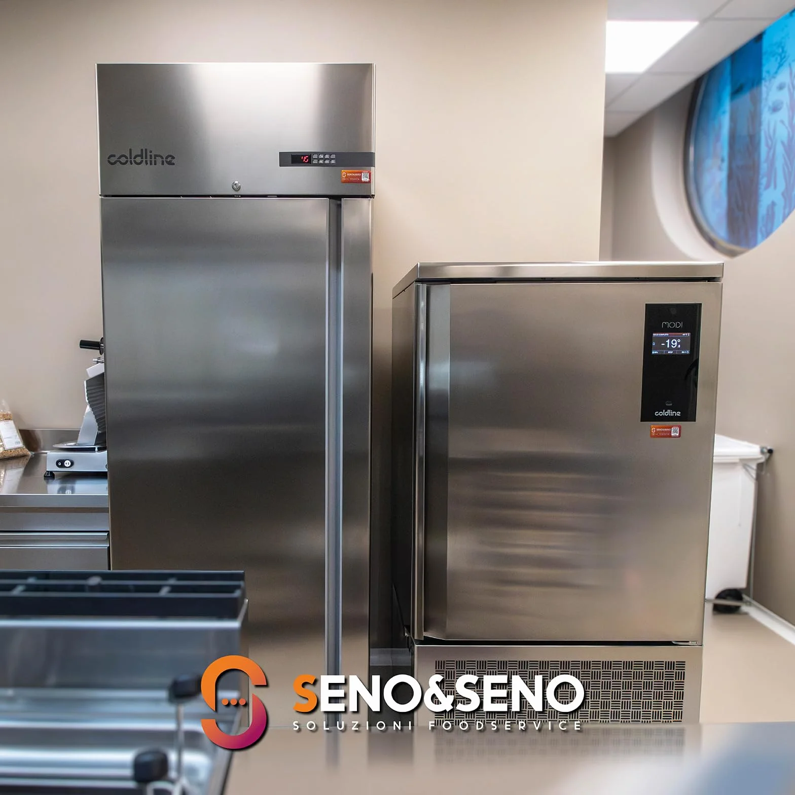 SENO & SENO Rejilla plastificada GN 2/1, 650 x 530 mm, para armarios frigoríficos y congeladores, revestida de plástico