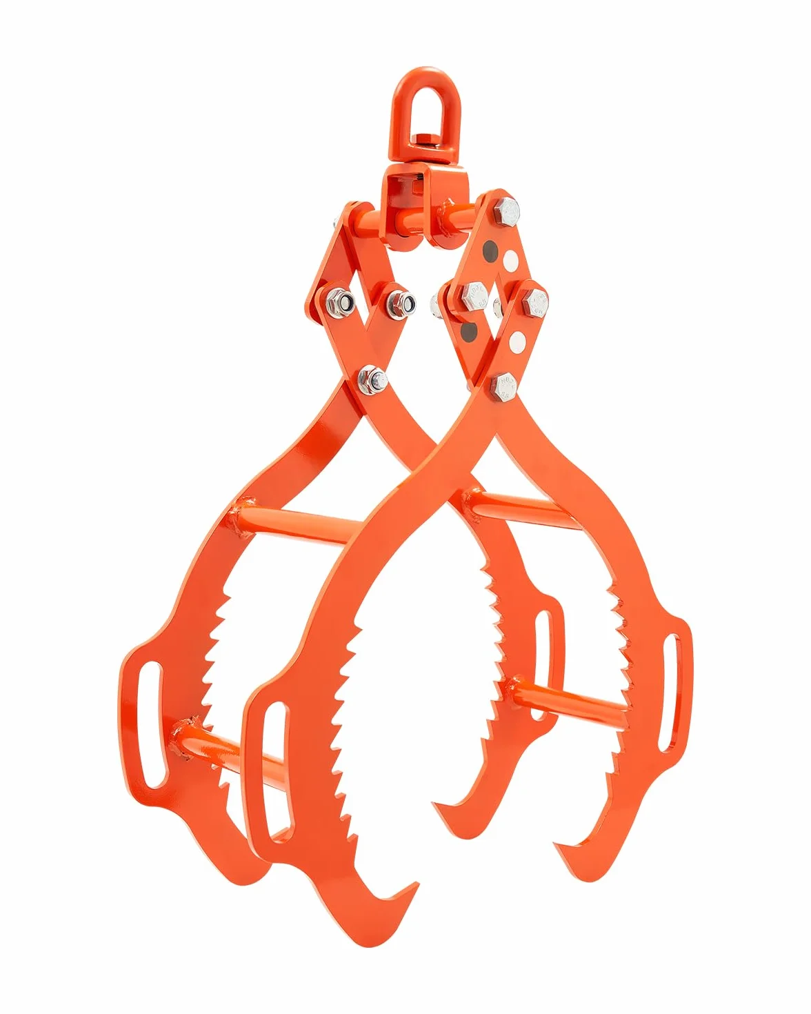 VEVOR Pinzas para Levantar Piedras 812-914mm Pinzas para Rocas 4 Garras Pinzas para Troncos de Acero Capacidad de Elevación de 1500kg Pinza Giratoria para Arrastrar Troncos para Camiones, Tractores