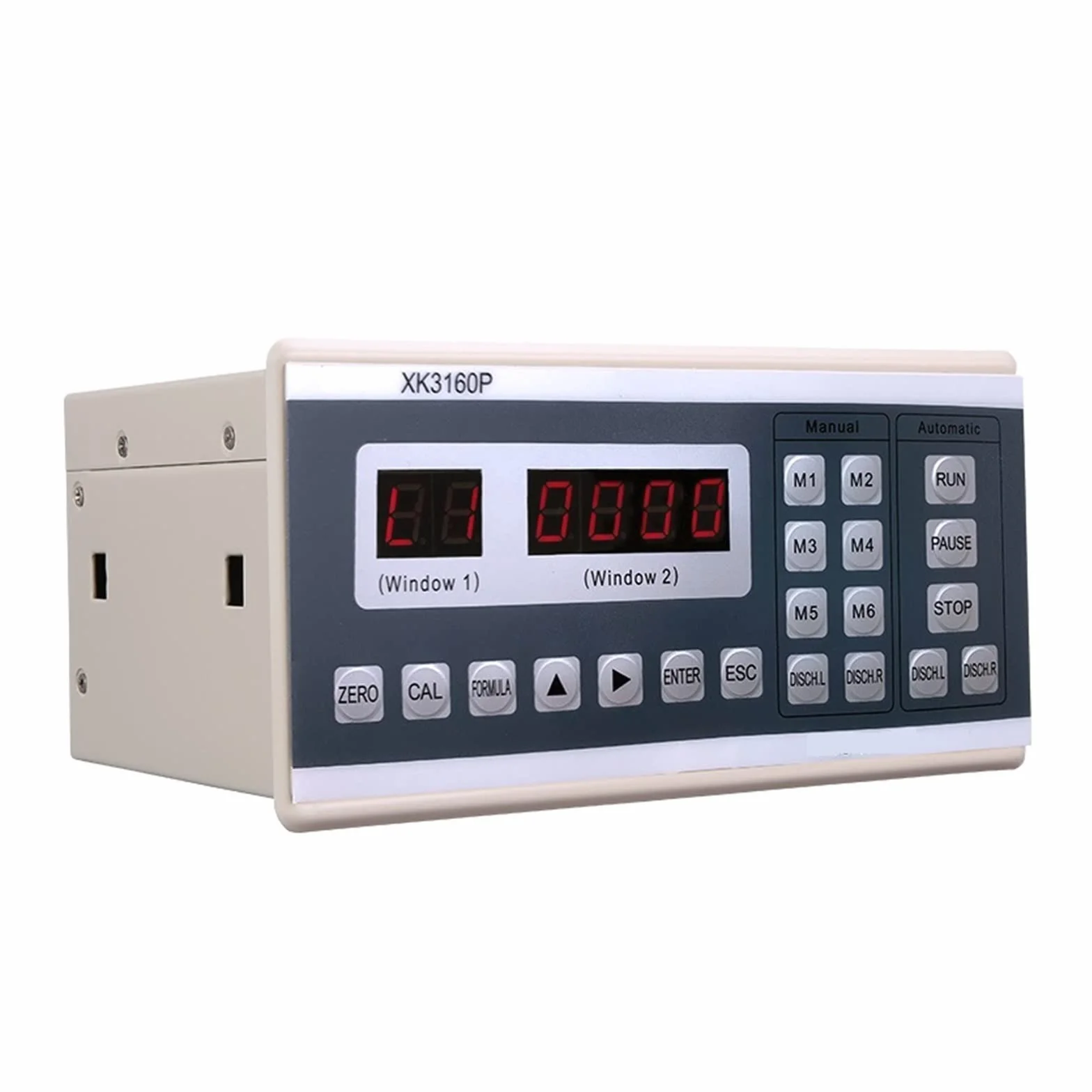 Sensor de pesaje, Controlador cuantitativo El Instrumento de visualización de Peso de Alta precisión se Puede conectar a una Impresora for una fácil operación XK3160P(4 Relay out)