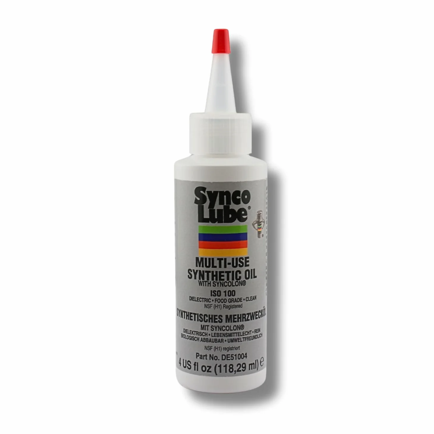 SYNCOLUBE 51004 - Aceite sintético multiuso reforzado con PTFE (118 ml)