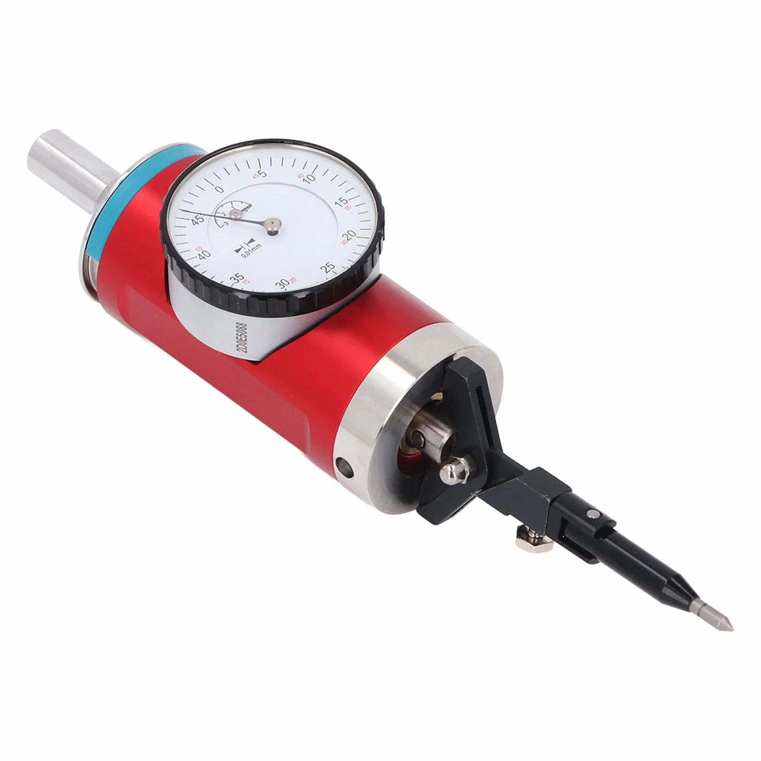 Indicador de centrado coaxial, conjunto de reloj de prueba para fresadora de precisión de 0,01 mm con estuche de almacenamiento, escala métrica de 0 a 3 mm para mecanizado y