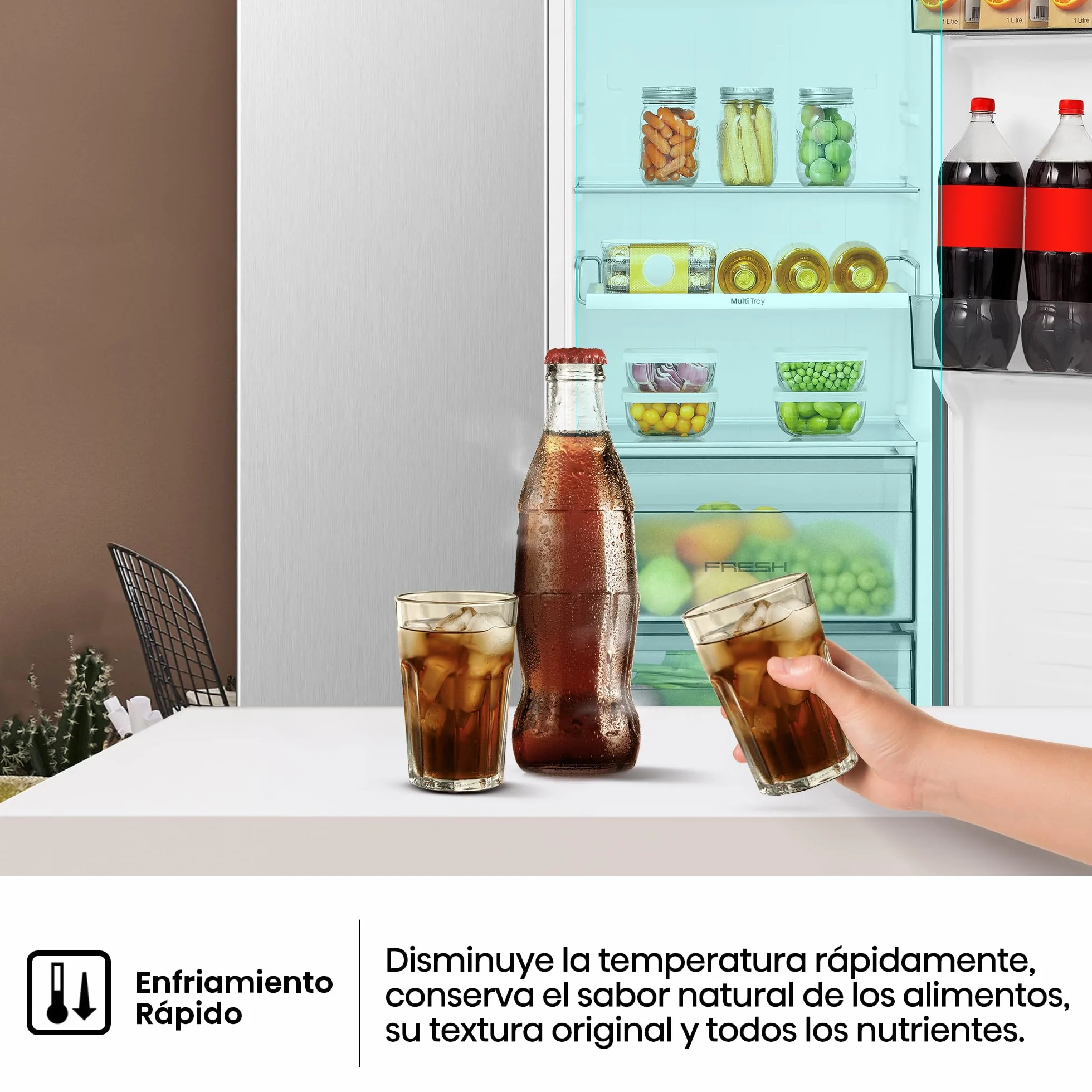 Hisense Frigorífico Americano Total No Frost 544L 179cm Inox