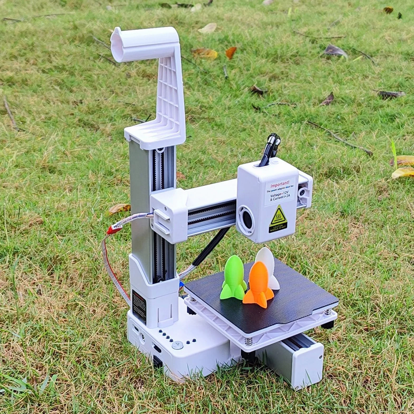Impresora 3D, alta precisión, 10-40 mm/s, mini impresoras 3D para principiantes y aficionados al bricolaje, admite filamento PLA TPU de 1,75 mm, impresora 3D para principiantes con formato de