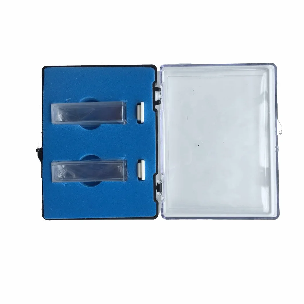 MUHWA Cubeta de Vidrio para Espectrofotómetro, 10 mm de Paso Óptico, de Laboratorio