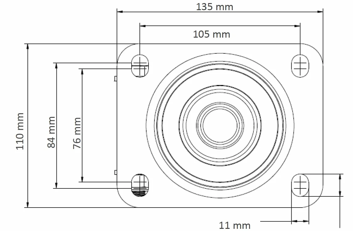 Ruedas giratorias de 125 mm, ruedas de aluminio, poliuretano, diámetro de 125 mm, carga pesada, rodamientos de bolas dobles, carga dinámica de 500 kg (juego de 4 unidades con 2-2 bloqueos)