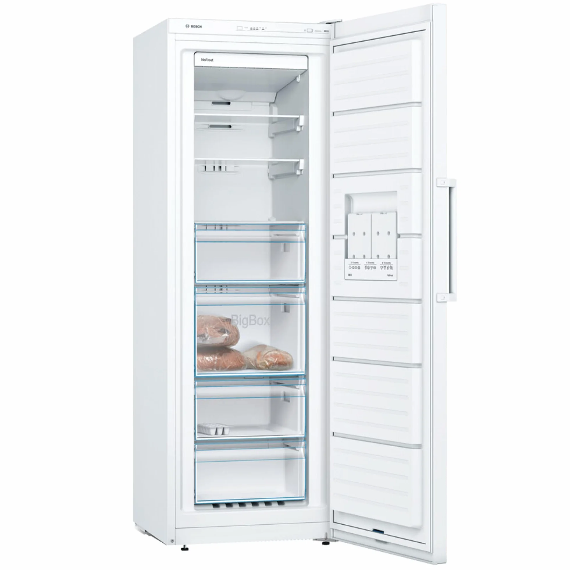 Bosch Congelador Serie 4 NoFrost Big Box Inverter Blanco GSN33VWEP