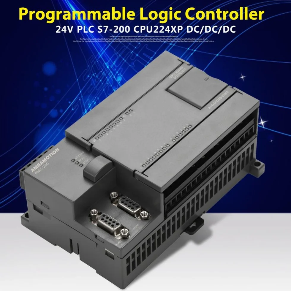 Controlador Programable DC 24V PLC S7-200 CPU224XP Controlador Lógico Programable Tablero Control Industrial