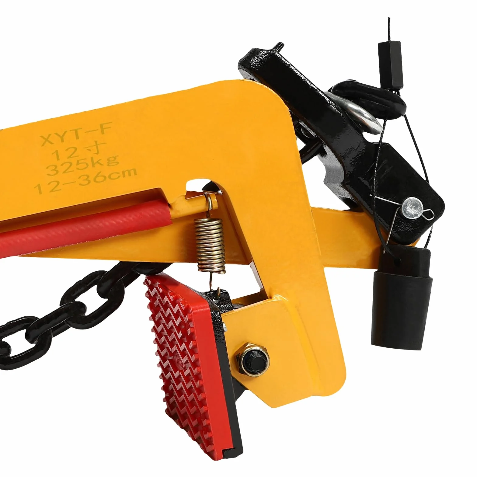 Pinza extractora de palés, soporte para bordillos, alicates de desplazamiento, 1000 kg, pinza para bordillos, 33 – 70 cm, soporte para piedra para levantar y transportar