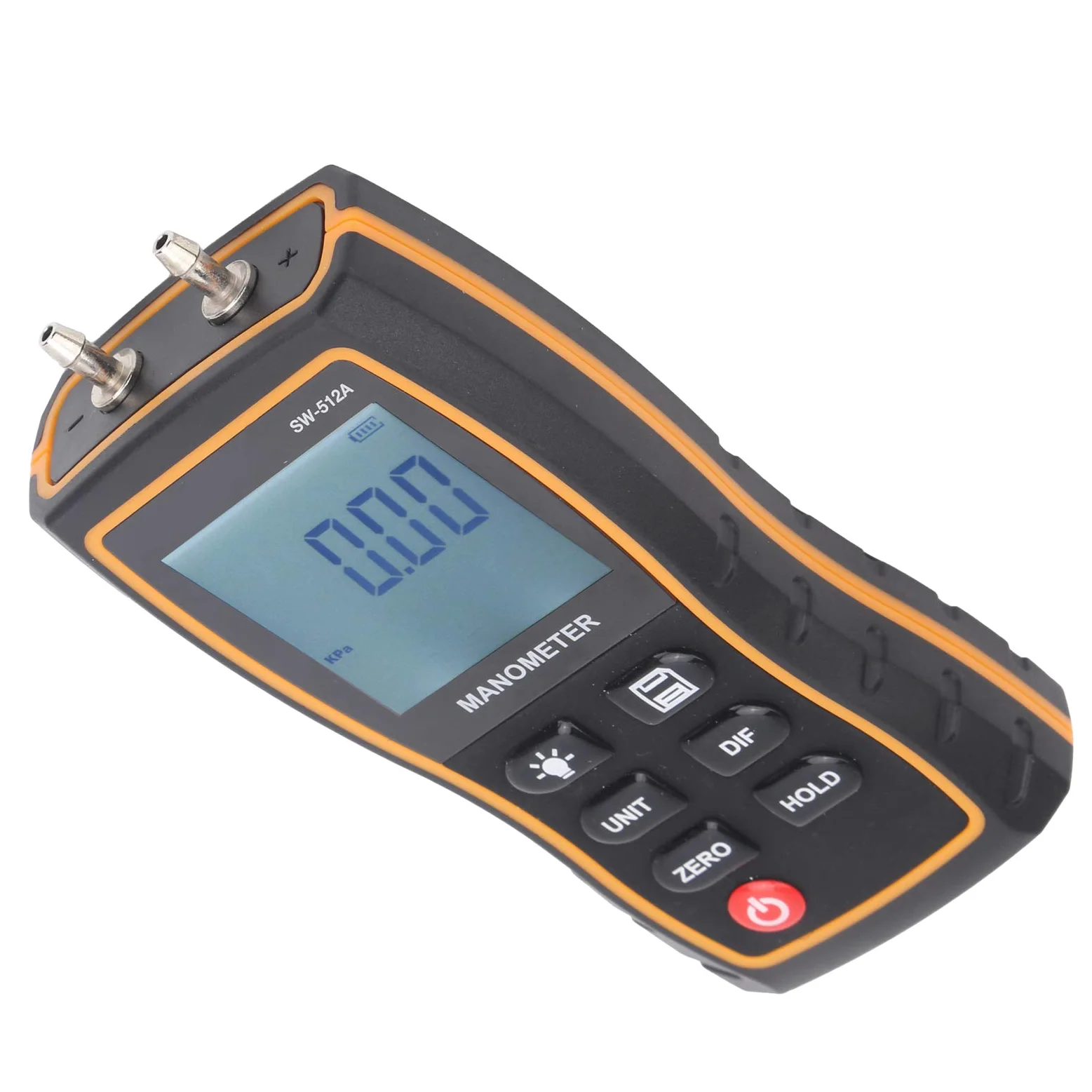 Manómetro Diferencial Digital SW512A - Medidor de Presión de Aire HVAC Preciso con Pantalla Retroiluminada