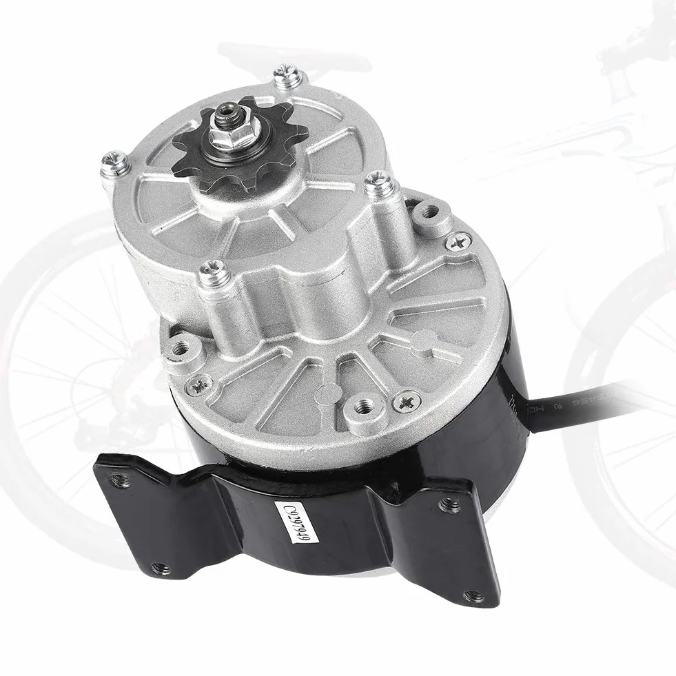 Dioche Motor eléctrico de reducción de engranajes, 250 W Reductor Motores para Scooter E-Bike Motor Eléctrico Motorreductor para Bicicleta, 3000 RPM