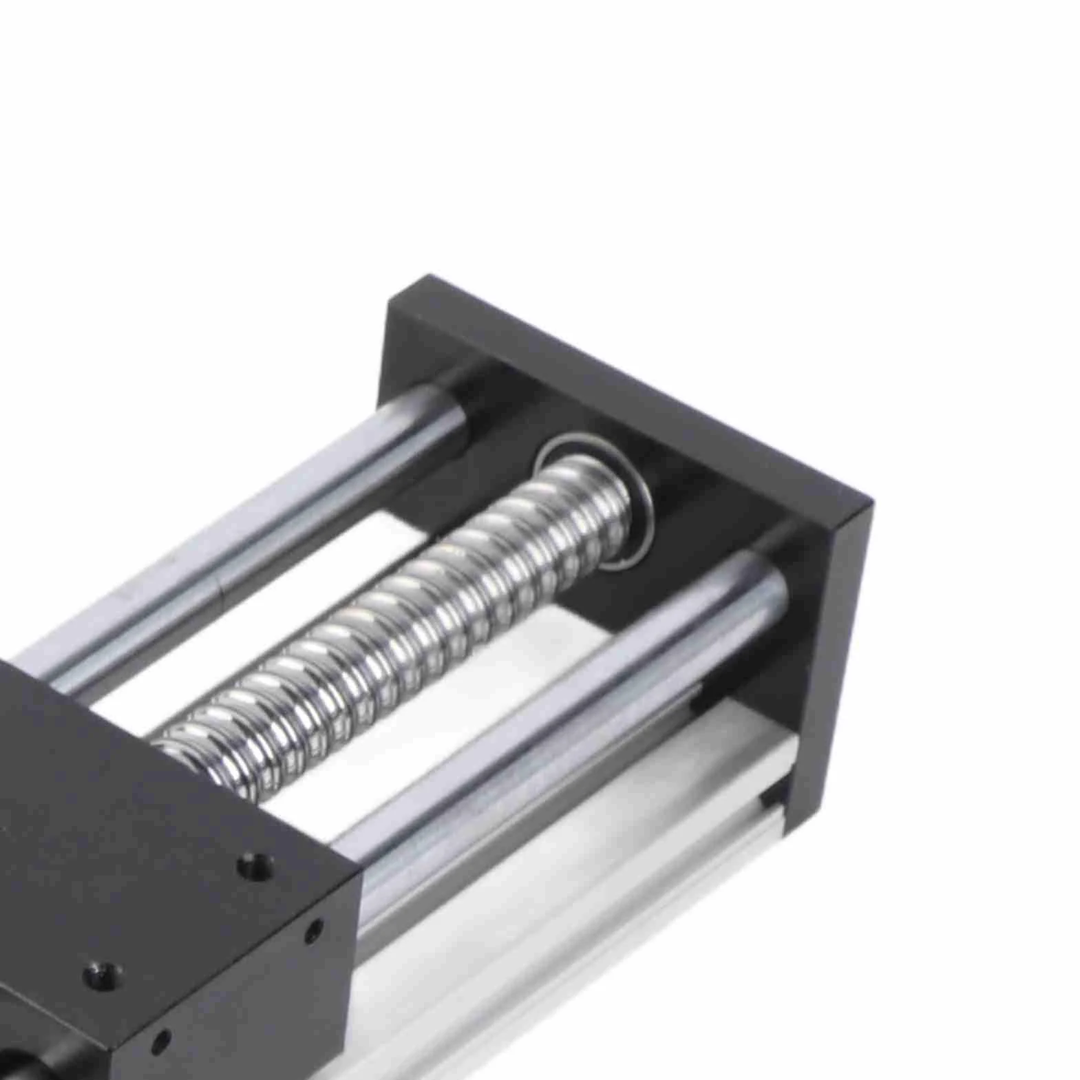 Mesa Deslizante de Riel Guía Lineal, Etapa Lineal de Carrera de 300 Mm, Etapa de Tornillo de Bola con Volante para Motor NEMA23