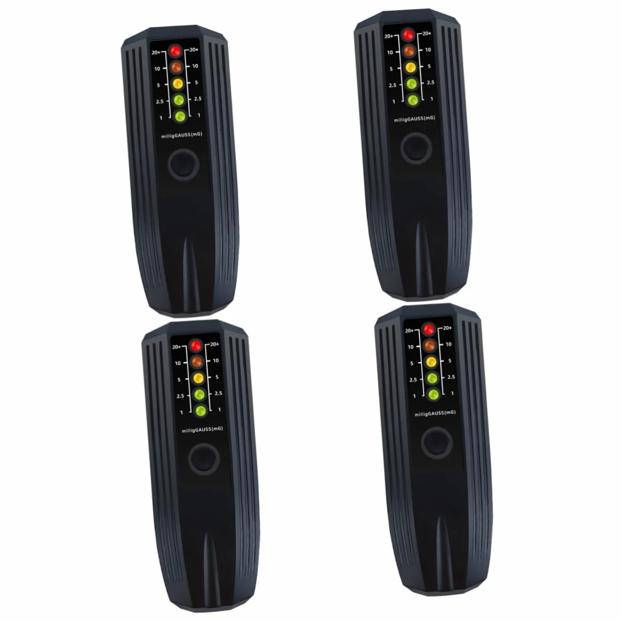 SOLUSTRE 4piezas Detector De Radiación Electromagnética Profesional Medidor De Campo Magnético Digital Portátil Para Investigación y Detección De Emf Muebles Antigüedades y