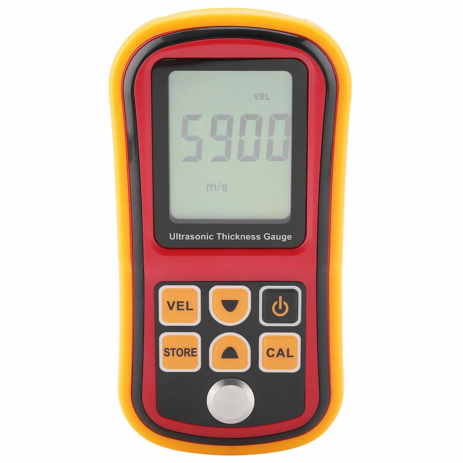 Espesor ónico Digital, Medidor Ultrasónico GM100 Pantalla LCD Grande de 1,2 a 225 Mm Monitor de Prueba de Ancho de Acero Medidor de Velocidad de Sonido Calibración Automática 5