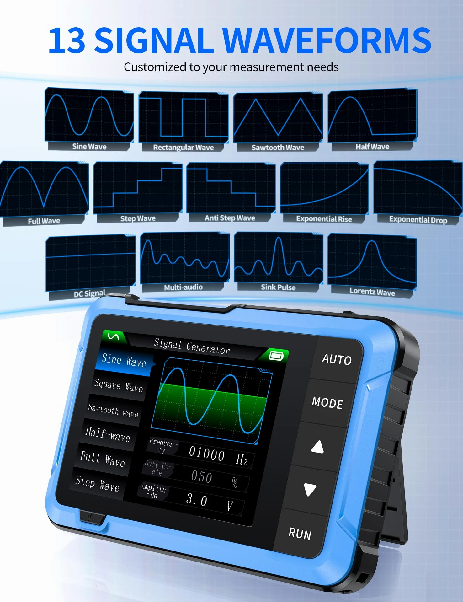 FNIRSI DSO-510 - Osciloscopio digital de mano - Osciloscopio portátil