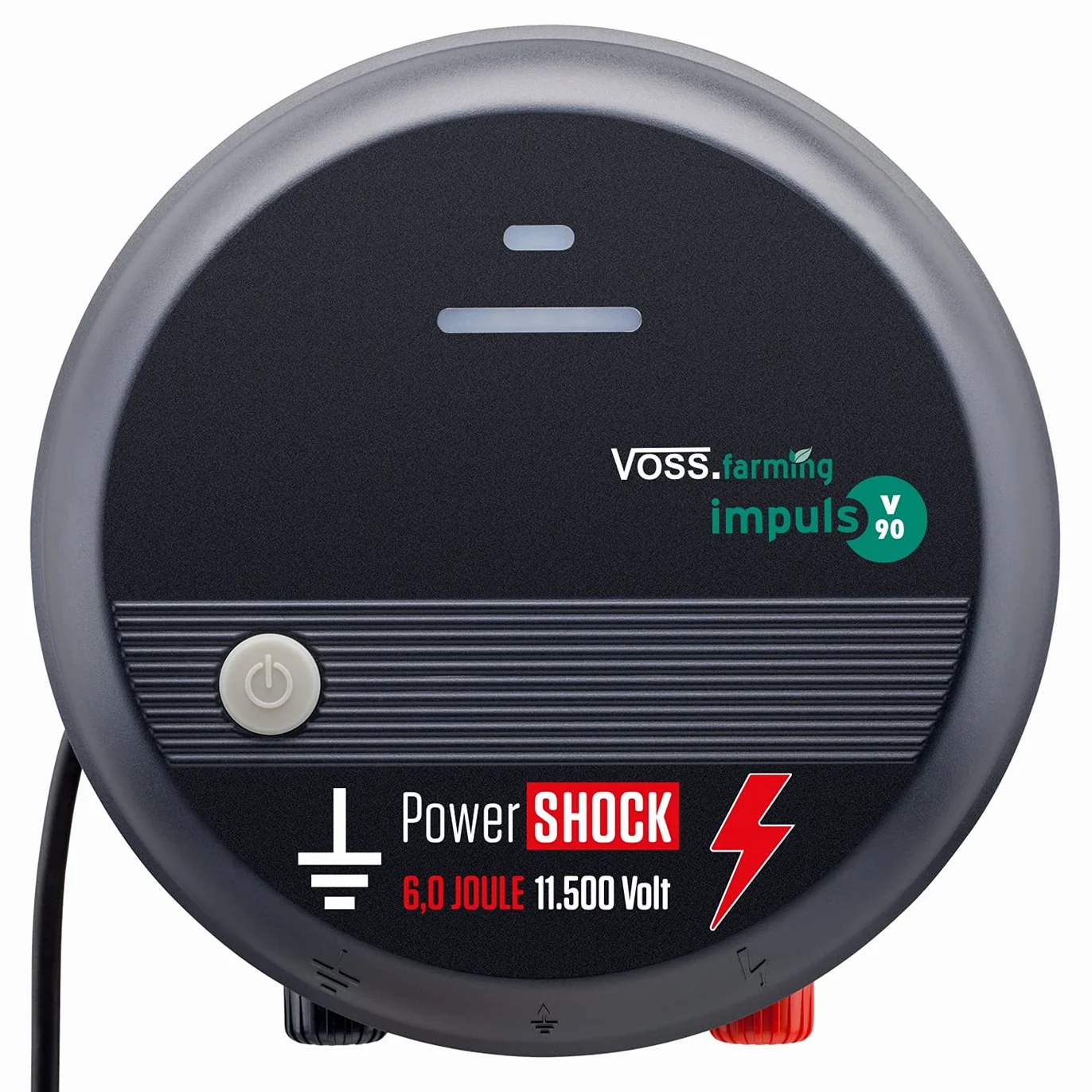 VOSS.farming Pastor eléctrico V90, Electrificador de cercados 230V, versátil y Potente, Apto para cercados Largos