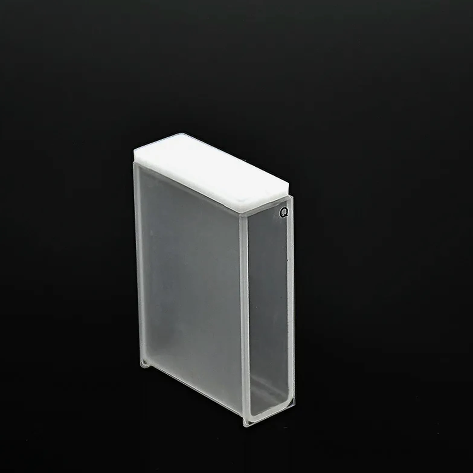 Célula de muestra líquida, Celdas de absorción de cuarzo de 30 mm, cubeta de cuarzo de 10,5 ml for espectrofotómetro, tecnología de sinterización de frita, paquete de 2