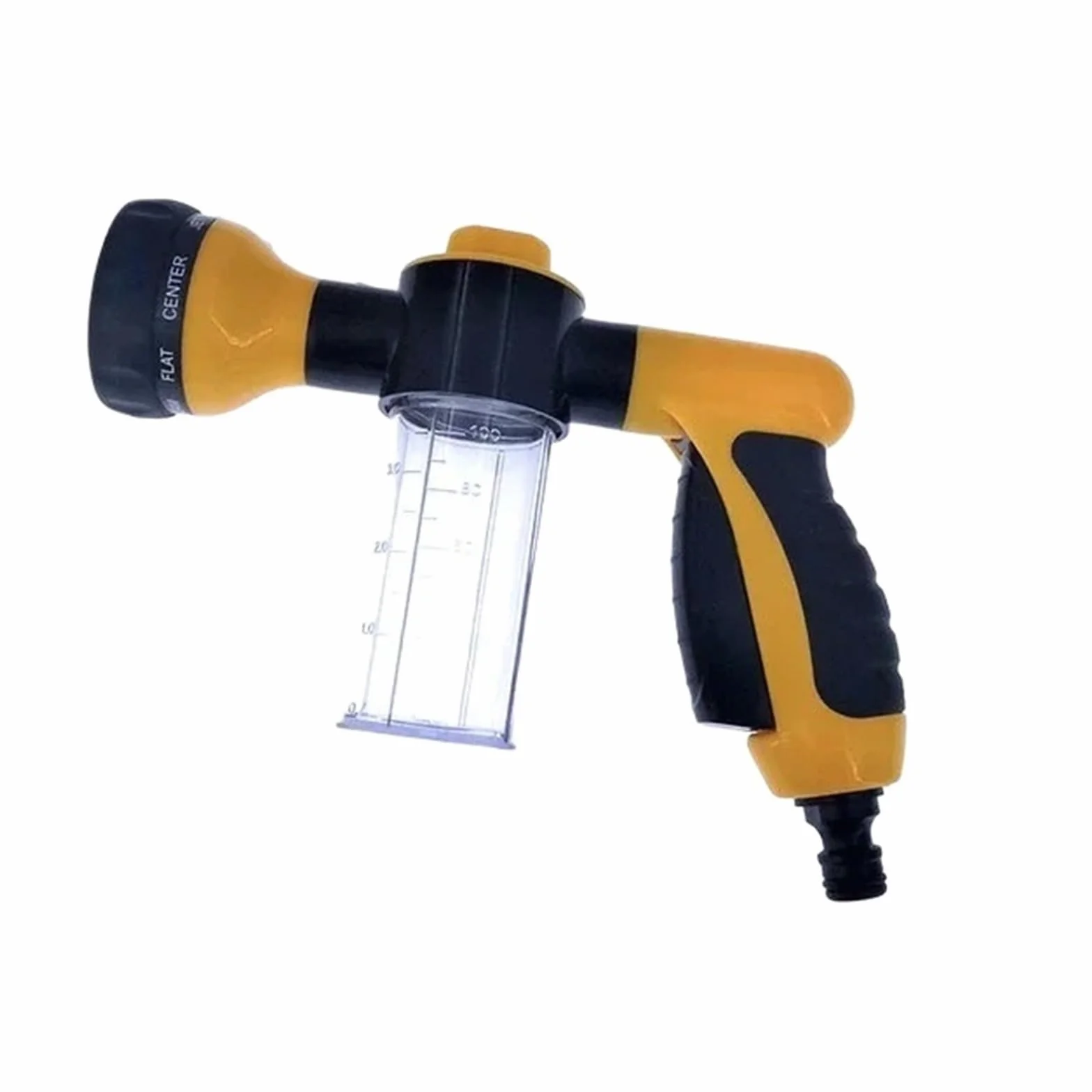 Portable Auto Foam Lance Water Gun High Pressure 3 Grade Nozzle Jet Car Washer Sprayer Cleaning Tool Automobiles Wash Tools(Yellow-1)