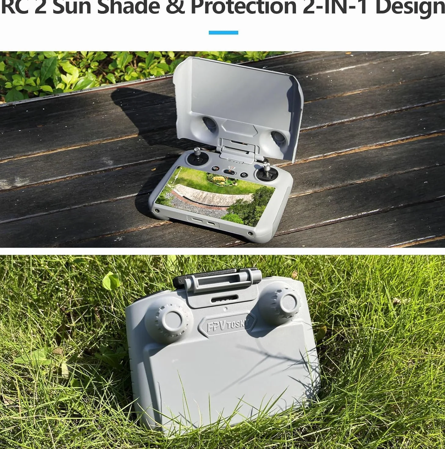 FPVtosky Drone Mini 4 Pro Accesorios 5-IN-1 Kit, Dual Layer Maleta para DJI Mini 4 Pro