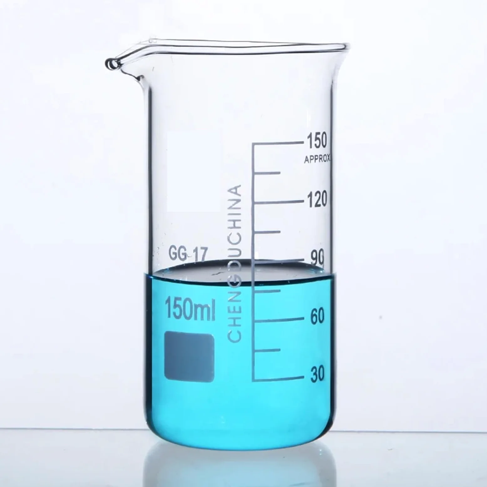 Matraz Erlenmeyer Erlenmeyer Graduado, Vaso de precipitados Graduado de Vidrio de borosilicato de 50-1000 ml en Altura(400ml 4pcs)