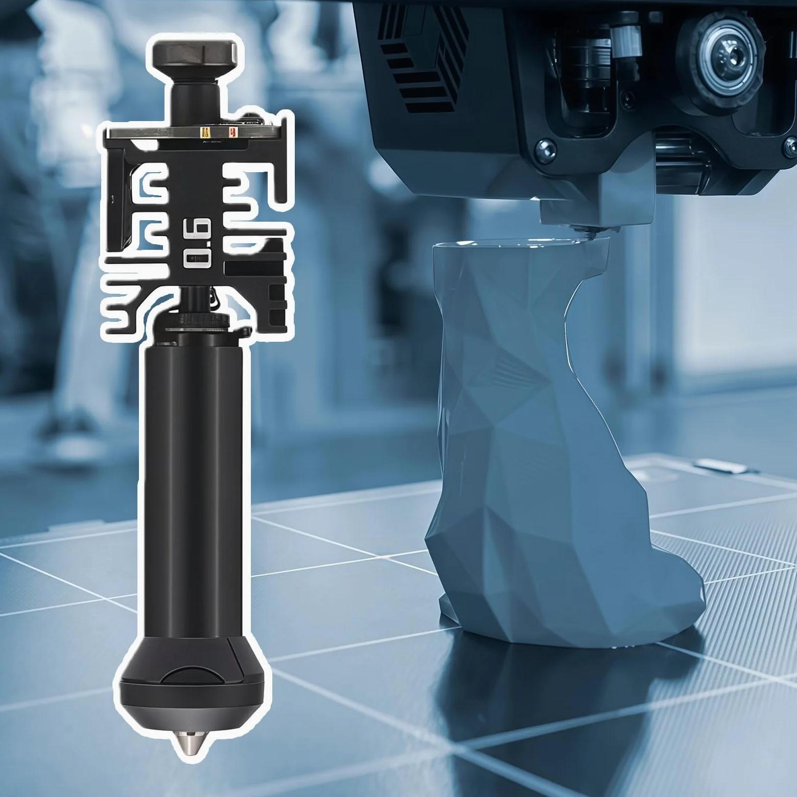 Boquilla de acero endurecido de impresión 3D avanzada Hotend 0.4 0.6 0.8 mm con estabilidad al calor y diseño a prueba de obstrucciones